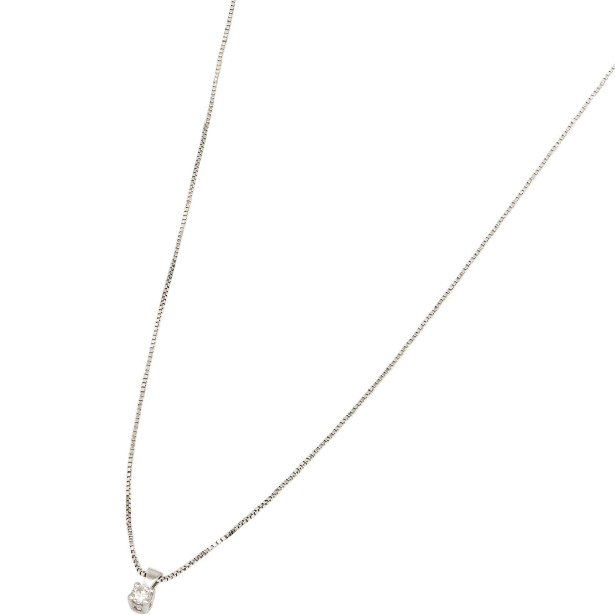 Collana punto luce 0,04 ct-1