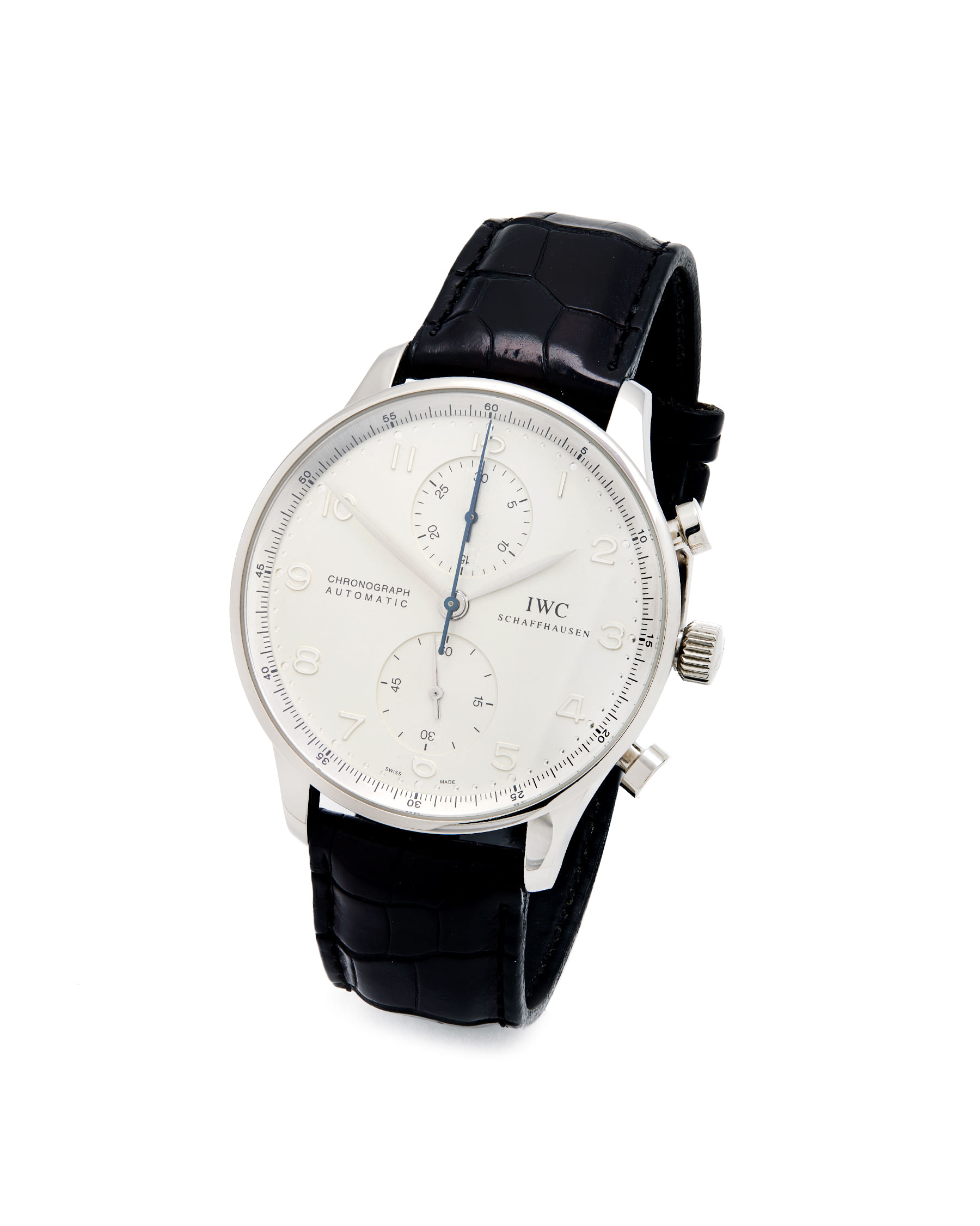 Iwc portuguese chronograph automatic white gold 41 mm ref 3714-5