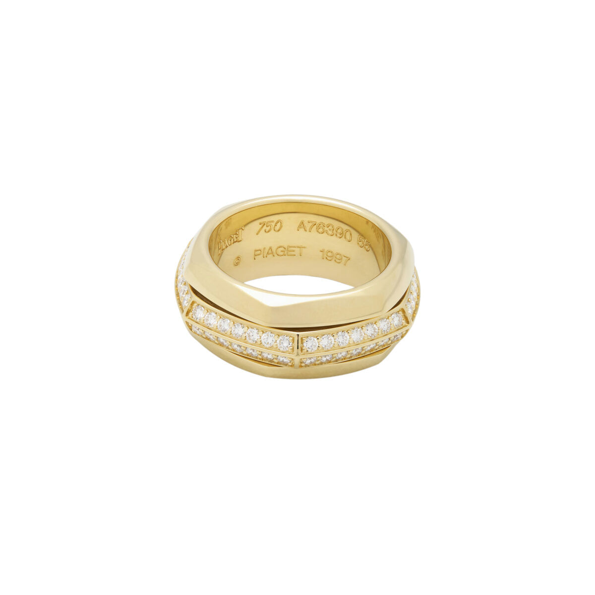 Anello piaget possession in oro giallo e diamanti-1