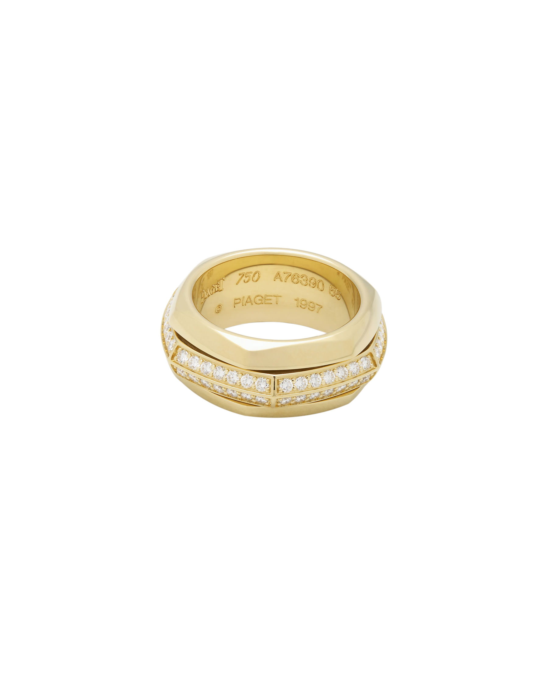 Anello piaget possession in oro giallo e diamanti-1