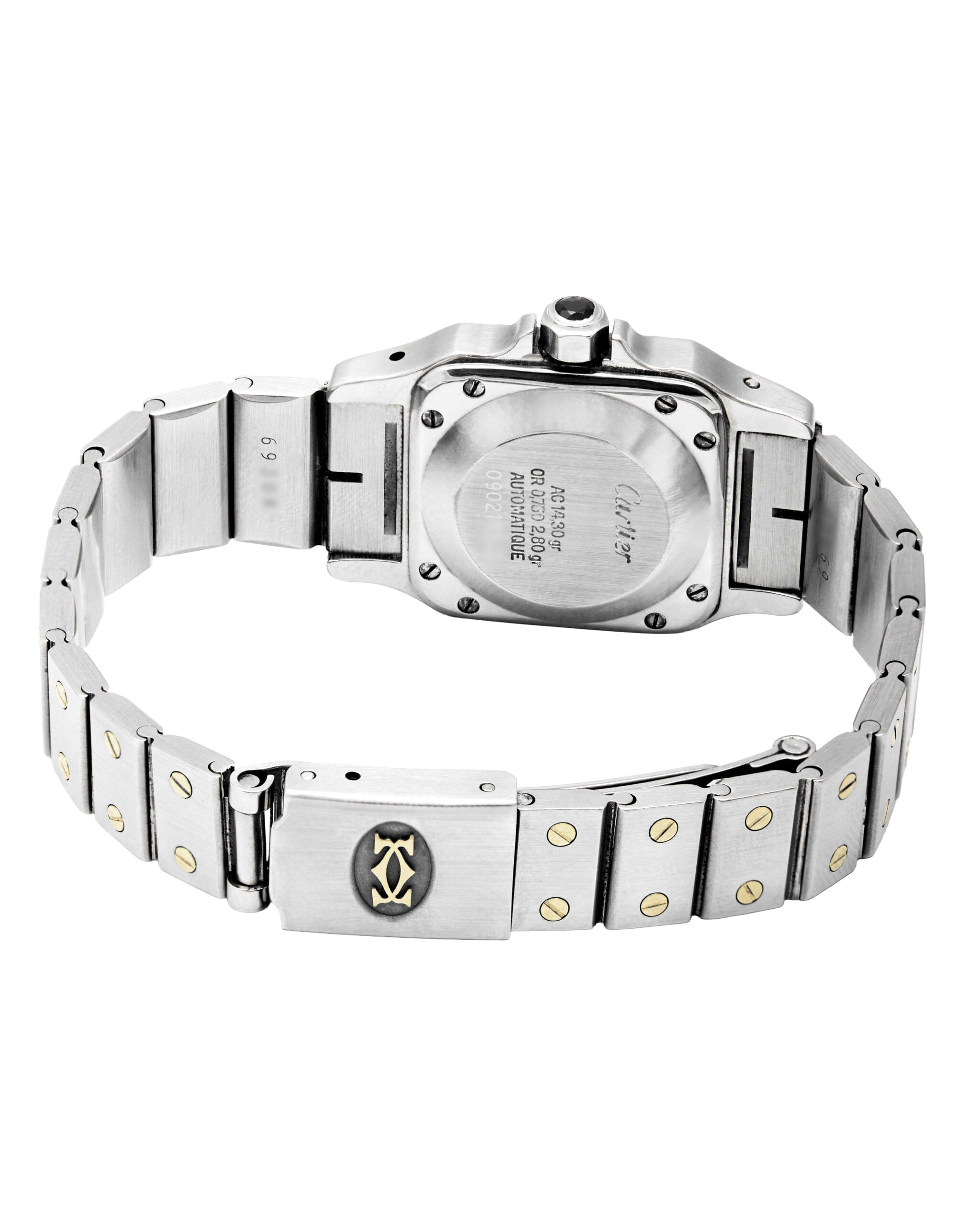 Orologio cartier lady 24 mm steel&gold automatic ref 0924-4