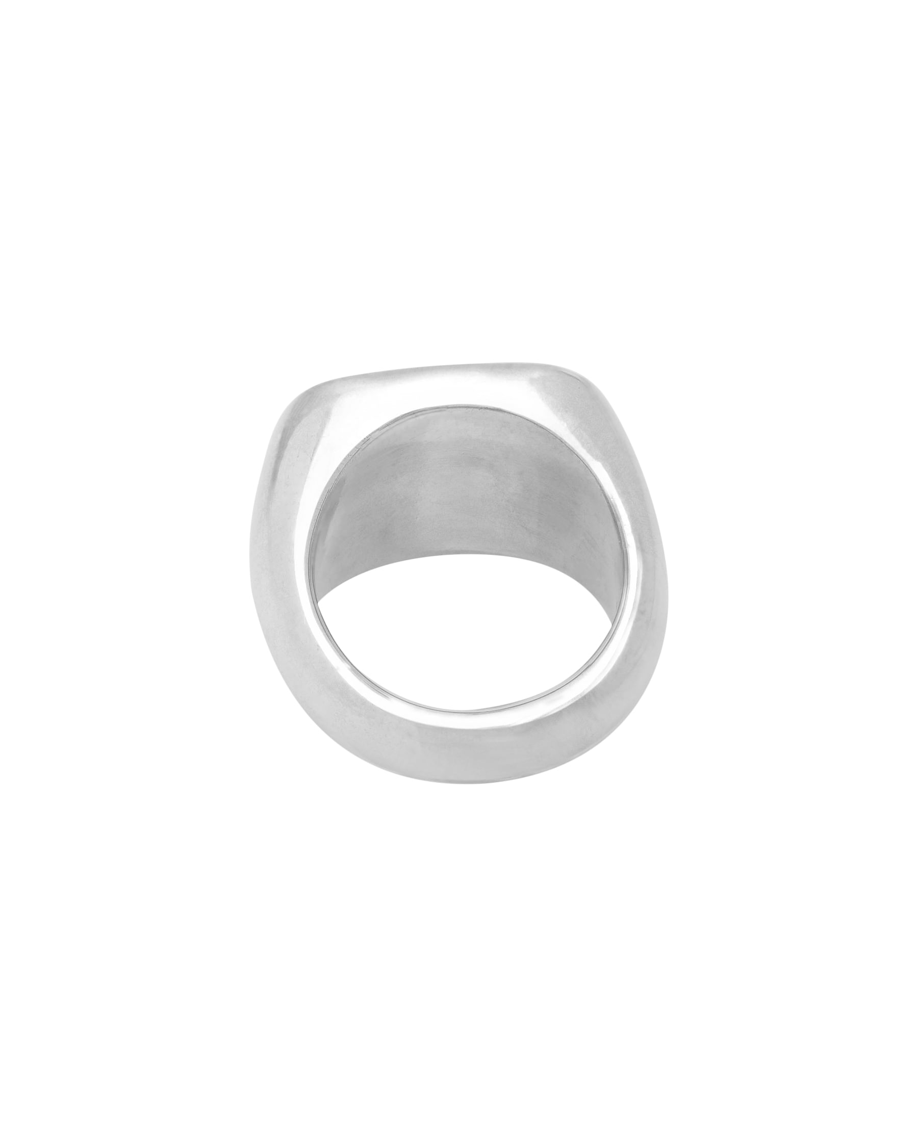 Anello sigillo dodo in argento con polpo in oro giallo-3