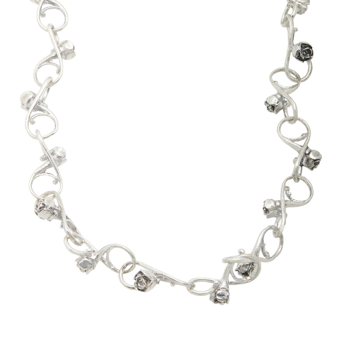 Collana Ottaviani con rose in argento 925%