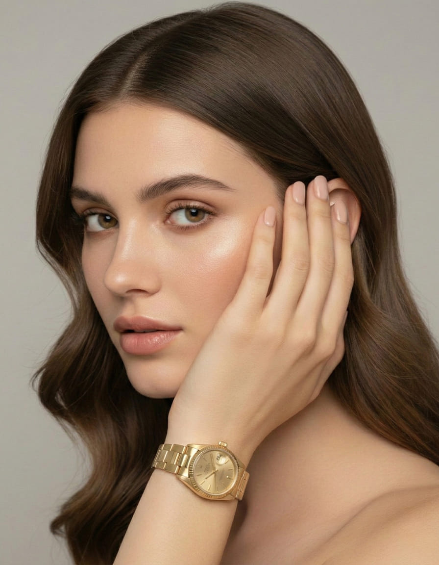 Rolex datejust 31mm oro 18kt ref 6827-6