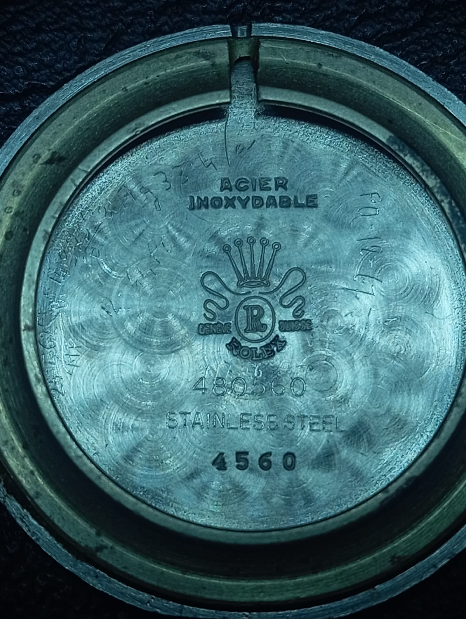 Rolex precision vintage 34 mm drop / fancy lugs ref 4560-9