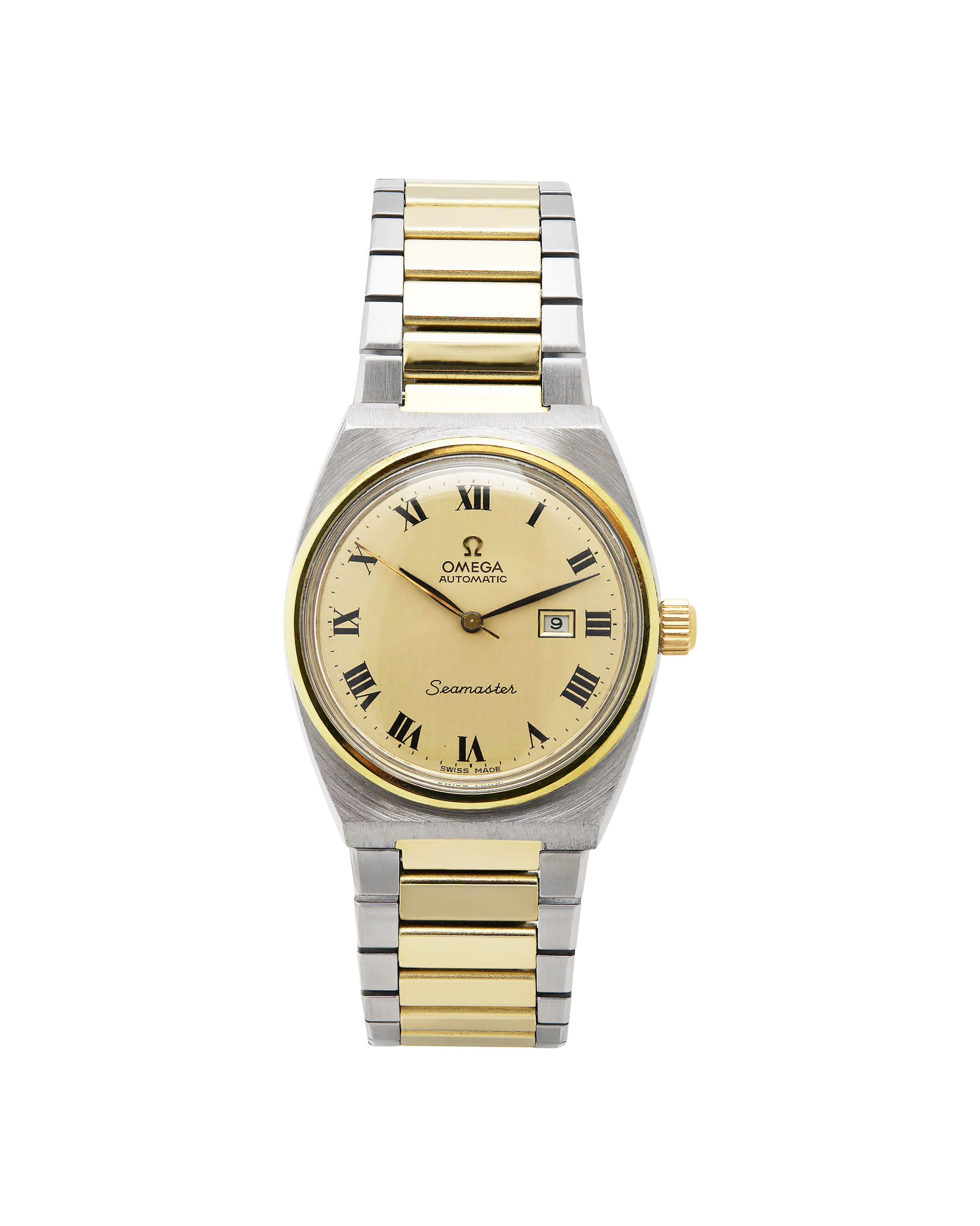 Omega seamaster date medio automatic 30mm ref. 166.02.08-1