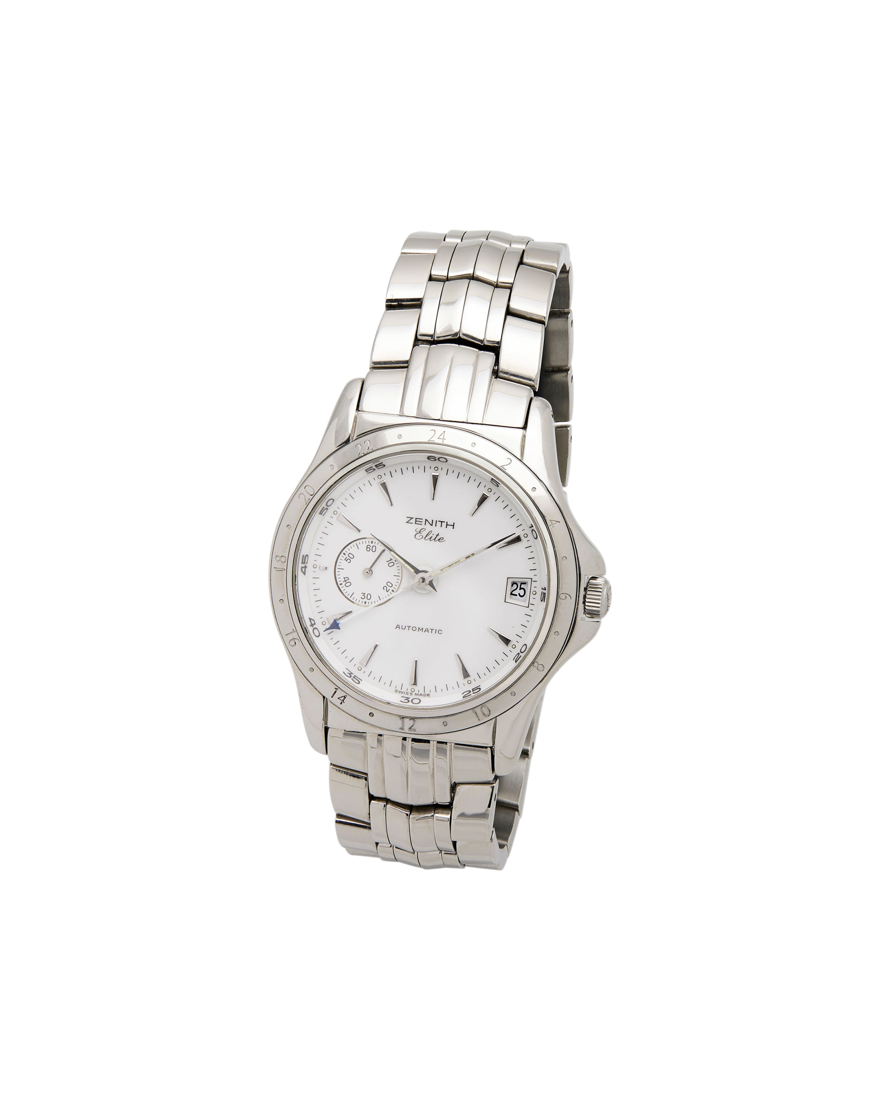 Zenith elite gmt automatic 38 mm ref 90/02.0030.682-1