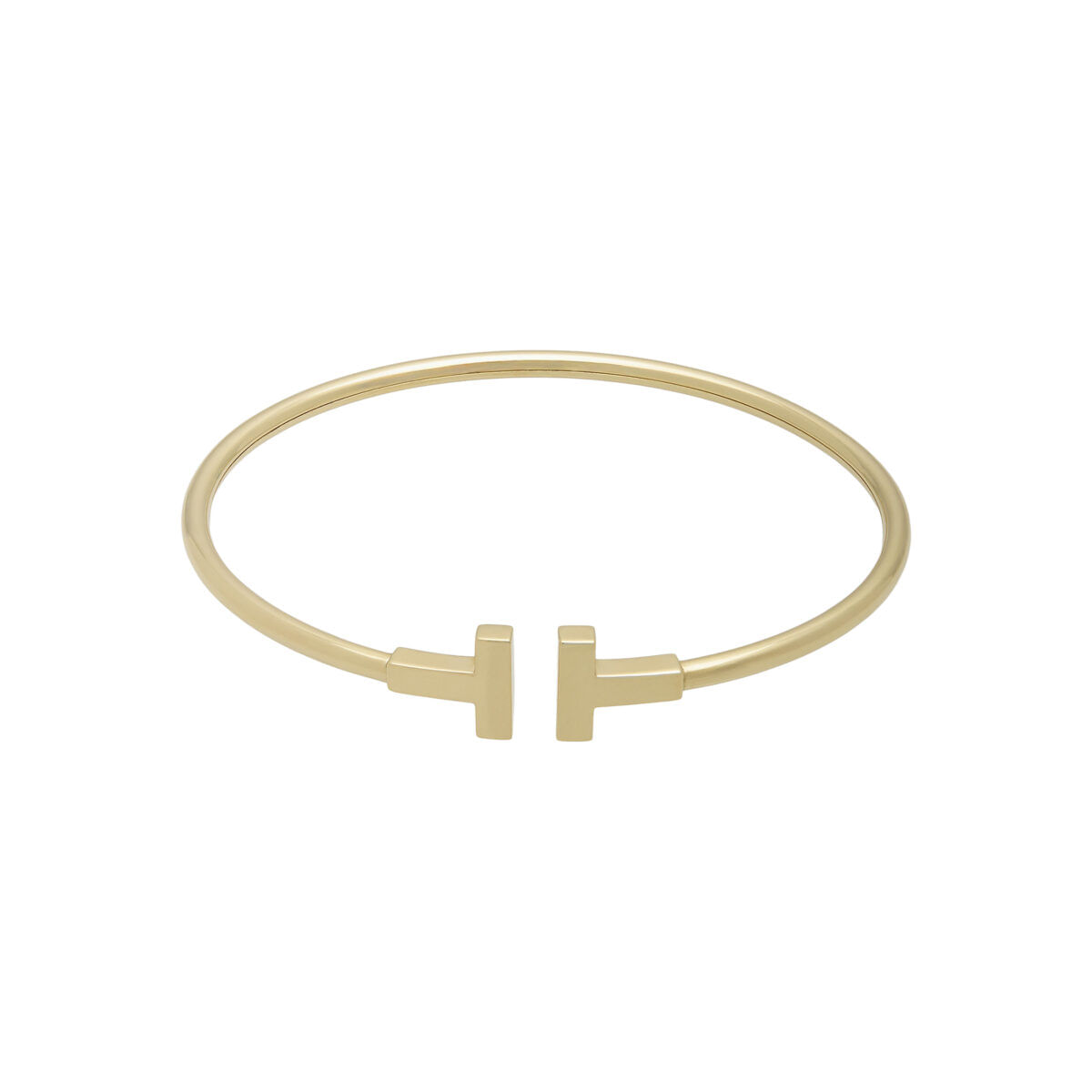 Bracciale tiffany collezione t wire in oro giallo-1