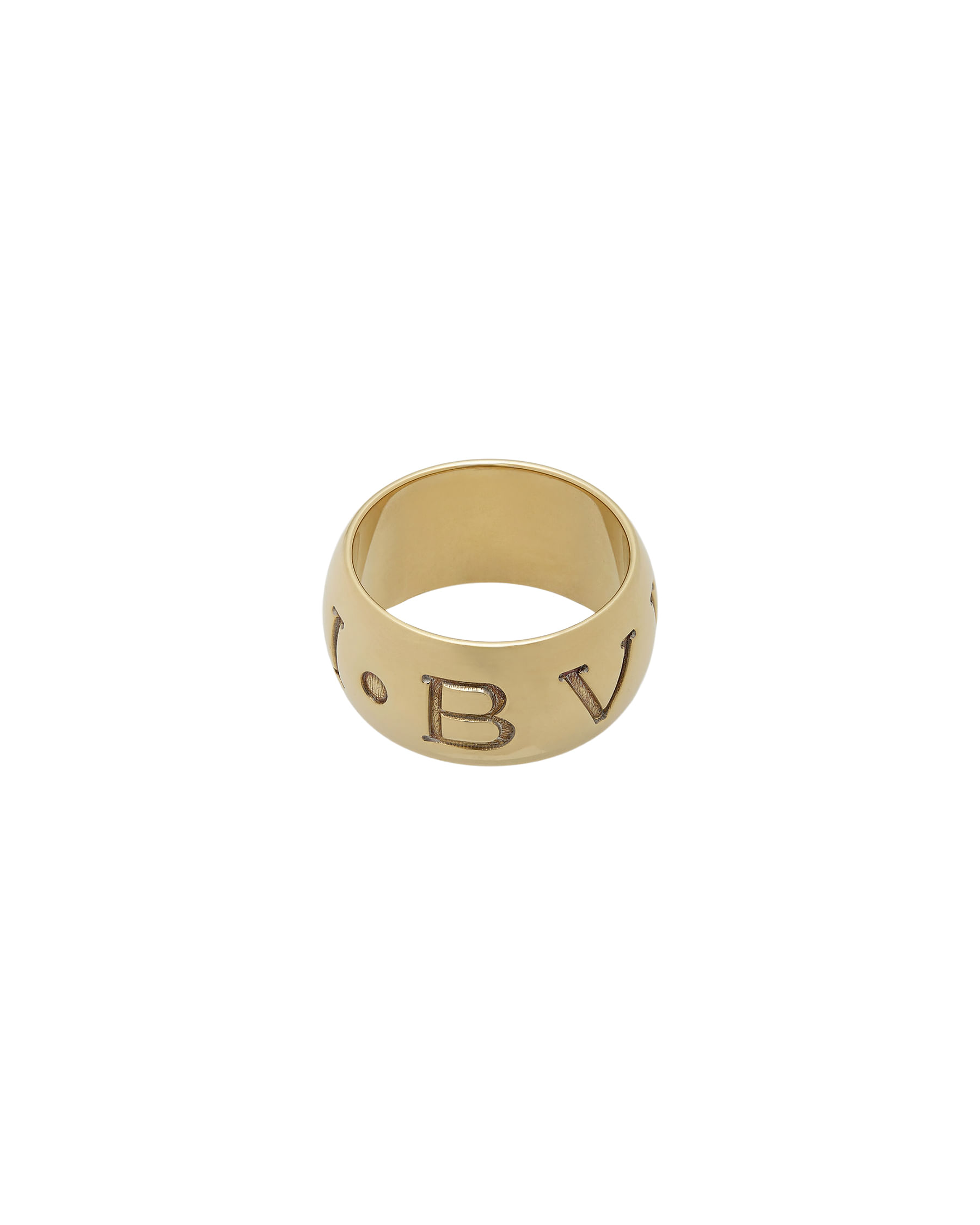Anello bulgari monologo in oro giallo-2