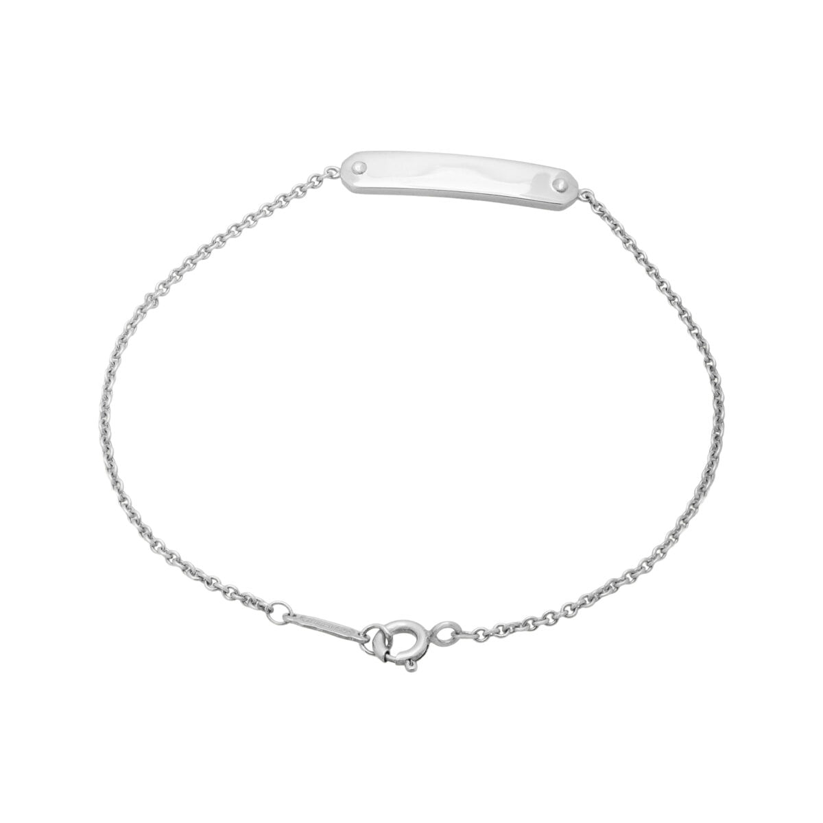 Bracciale tiffany con piastra in argento-1