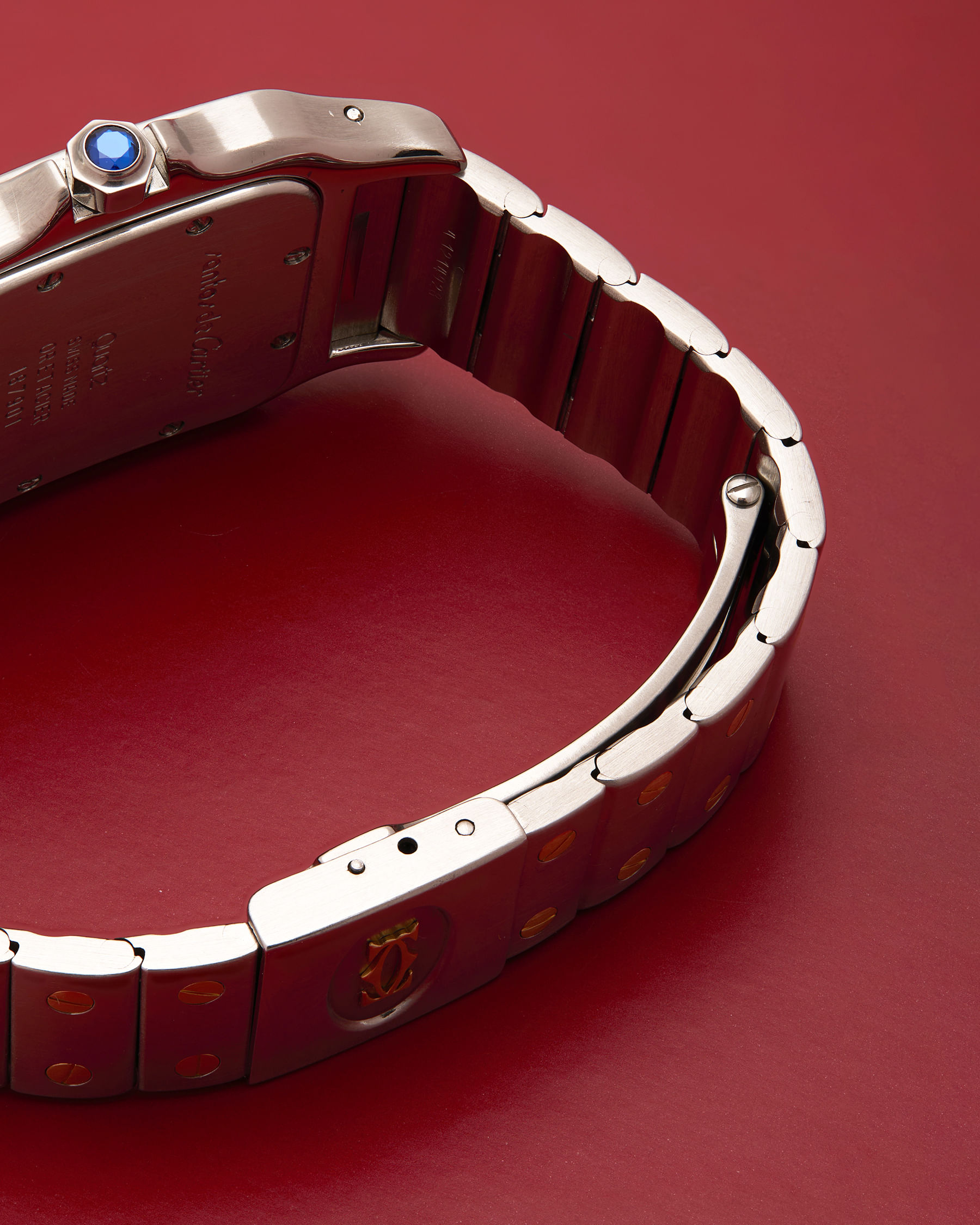 Cartier santos galbee 29 mm ref 187901-3