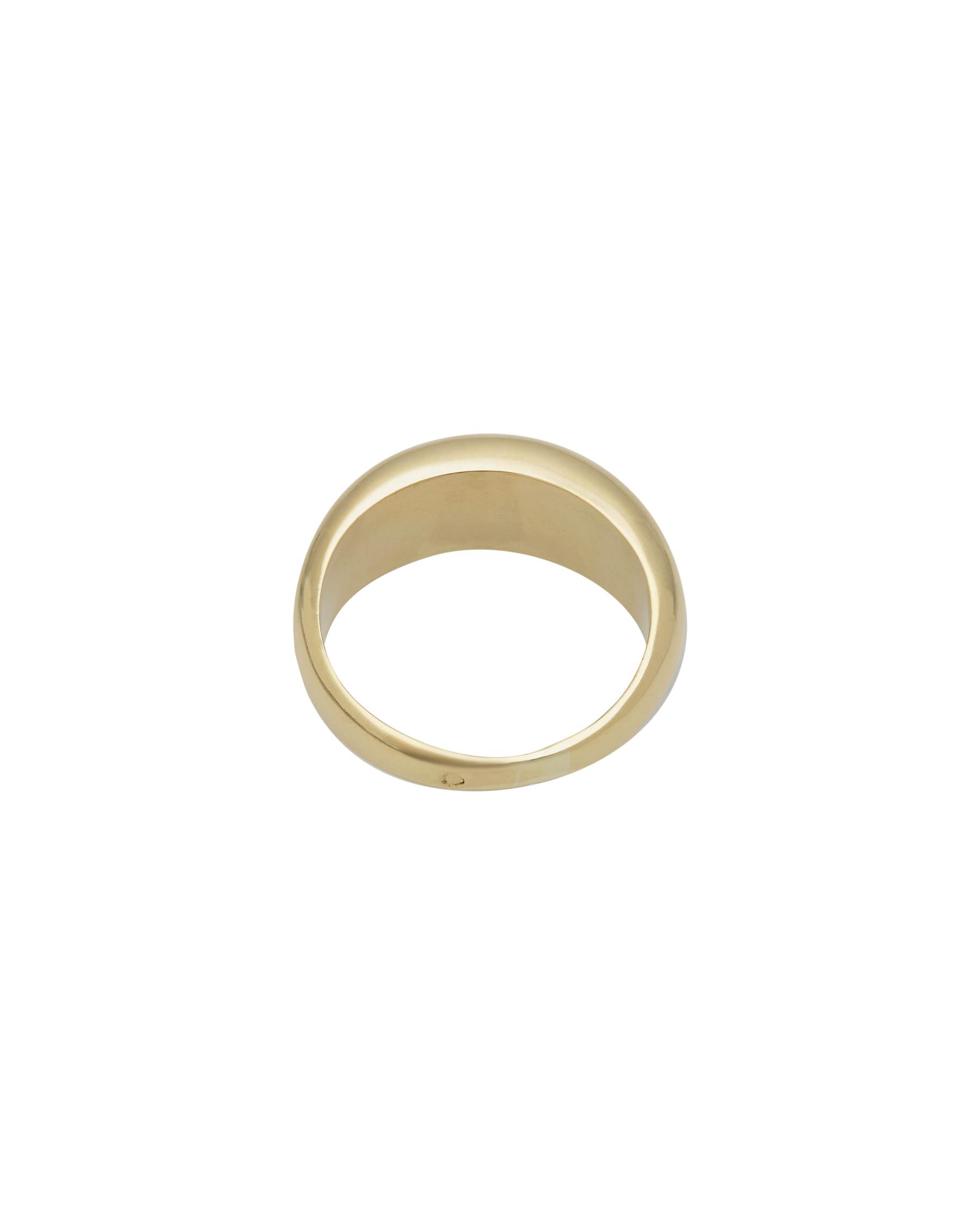 Anello bombato in oro giallo 18 kt-3