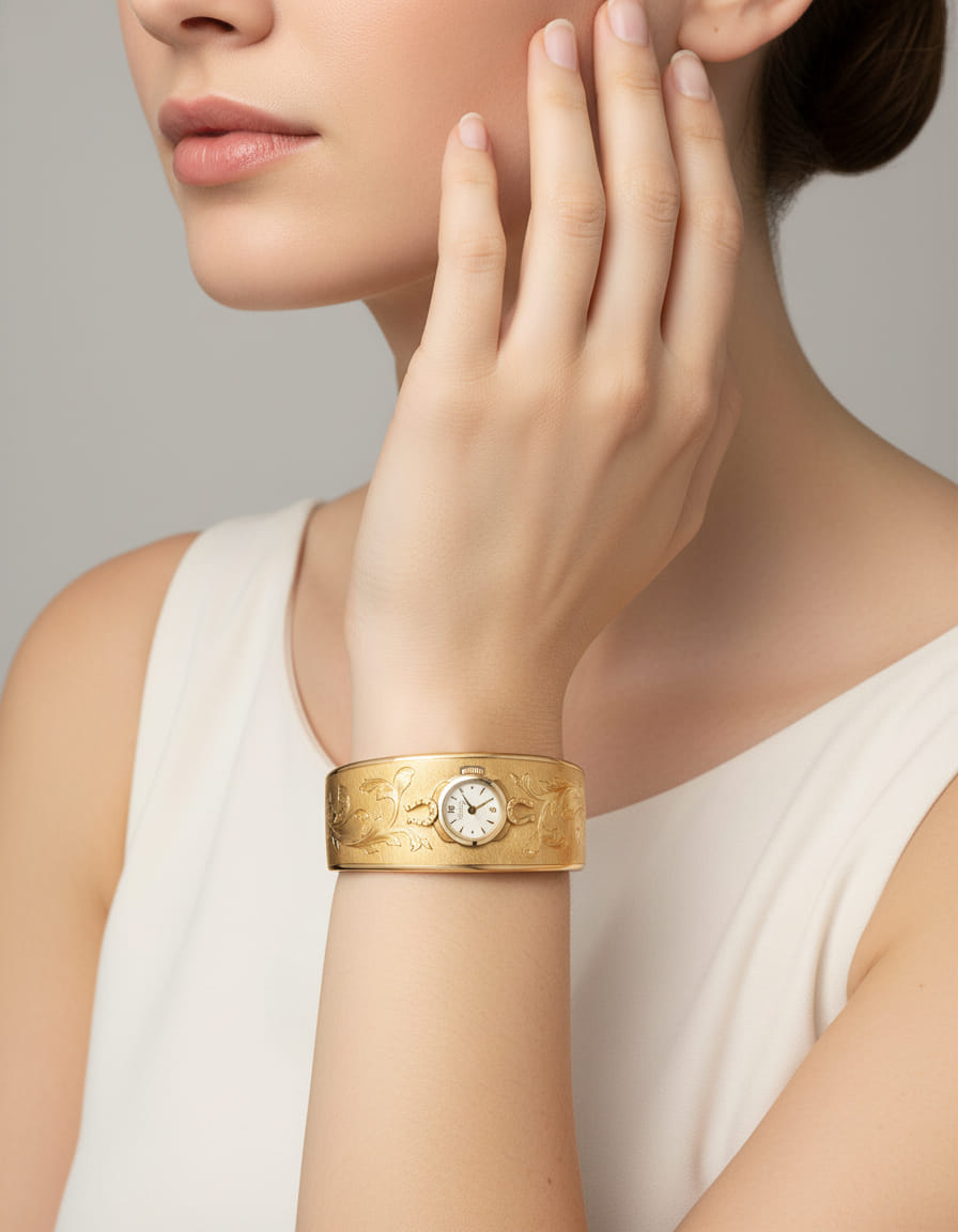 Wyler vetta vintage jewellery watch 18kt manual-5