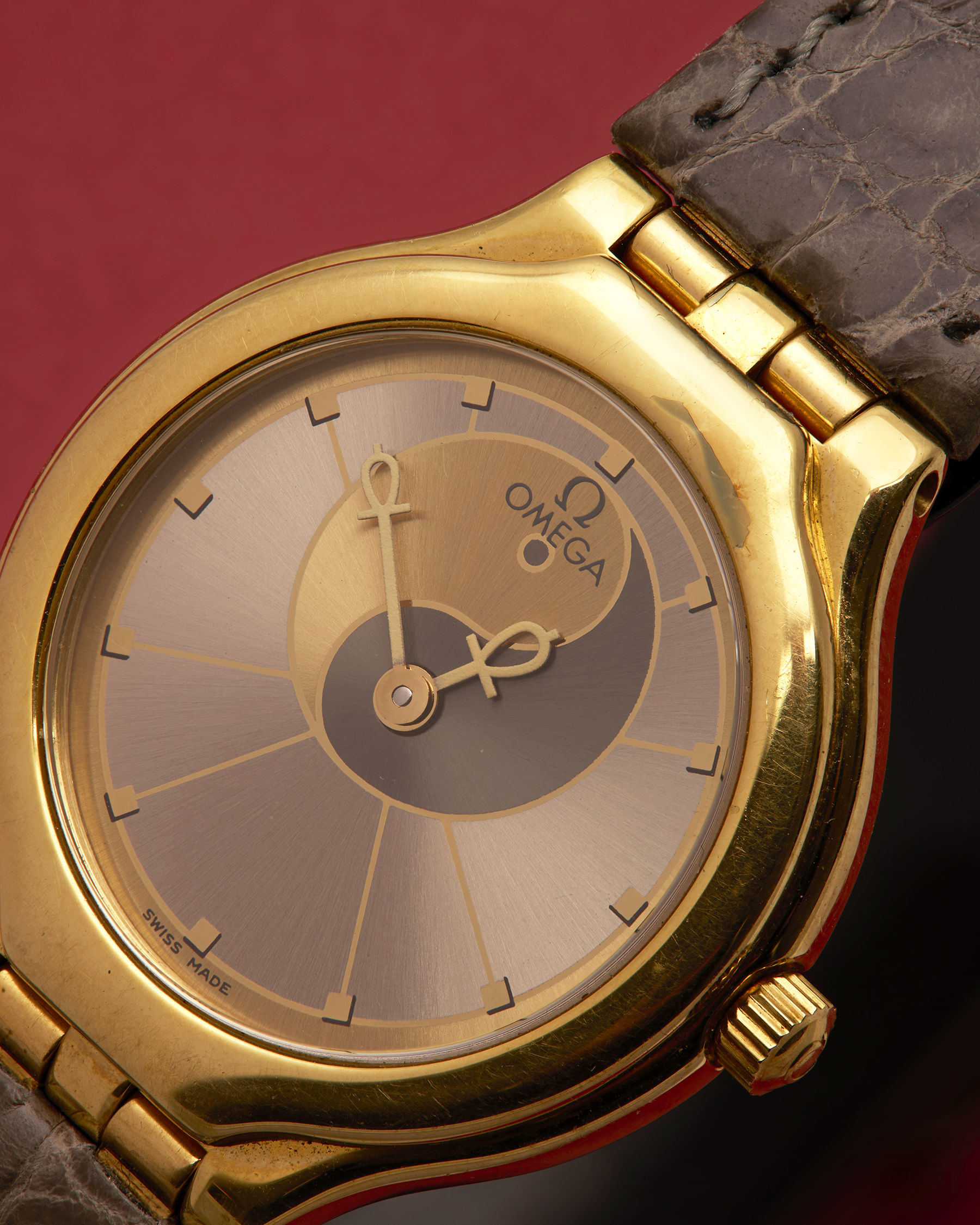 Omega de ville symbol gold 18kt ref 595.0101-2