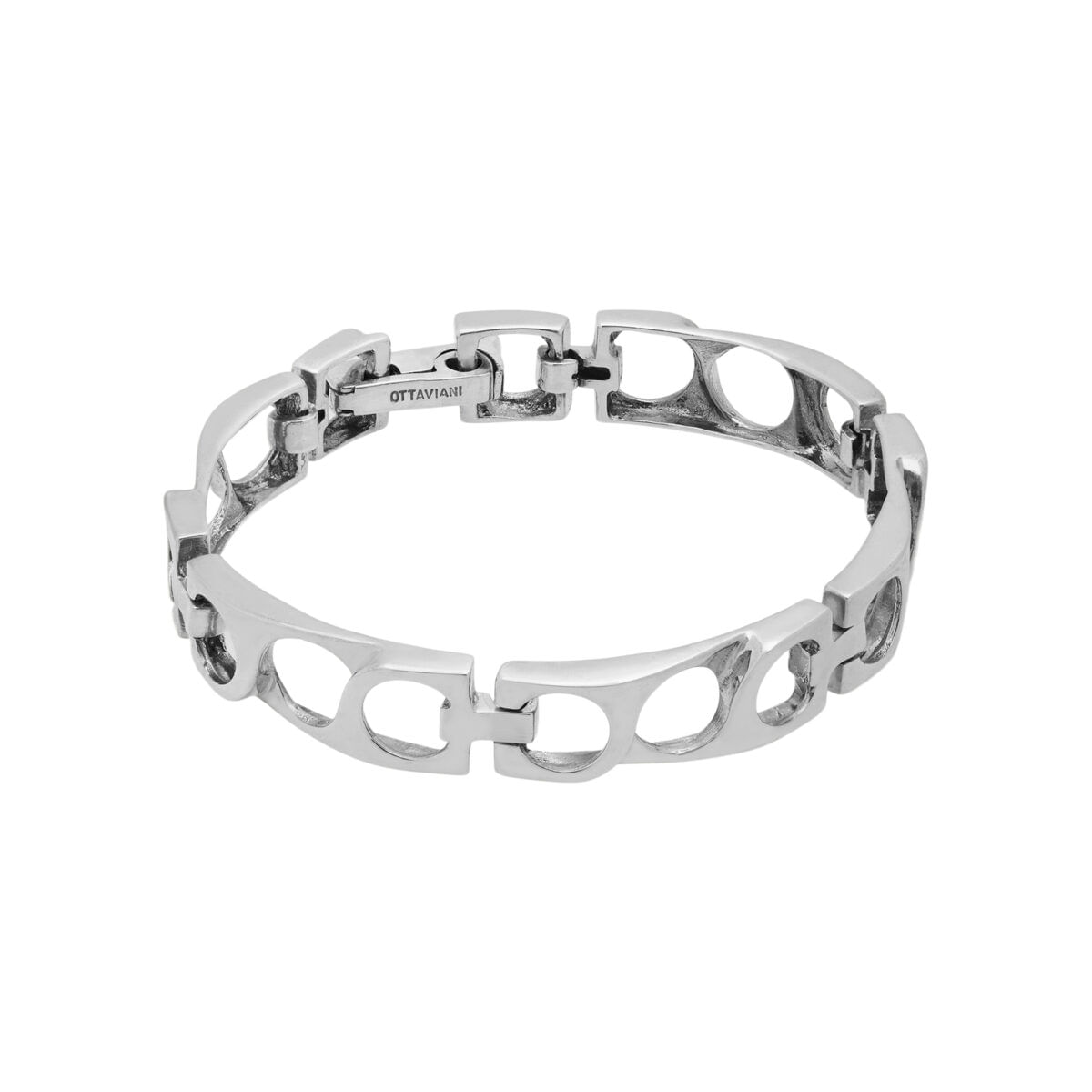 Bracciale ottaviani holes in argento 925%-1