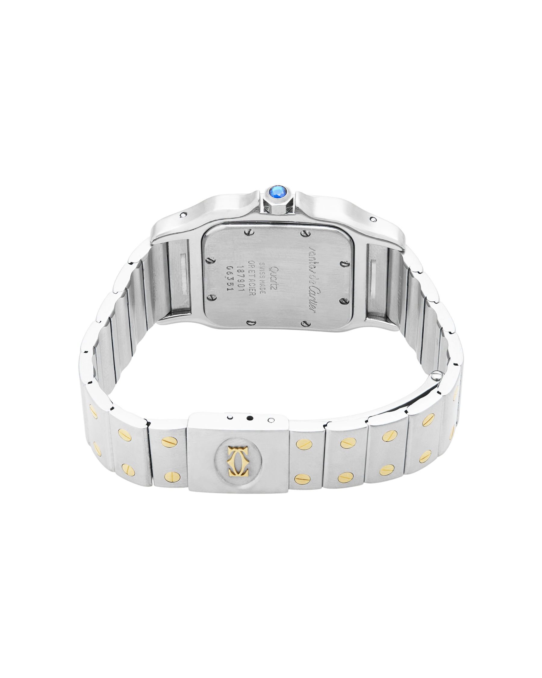 Cartier santos galbee 29 mm ref 187901-9