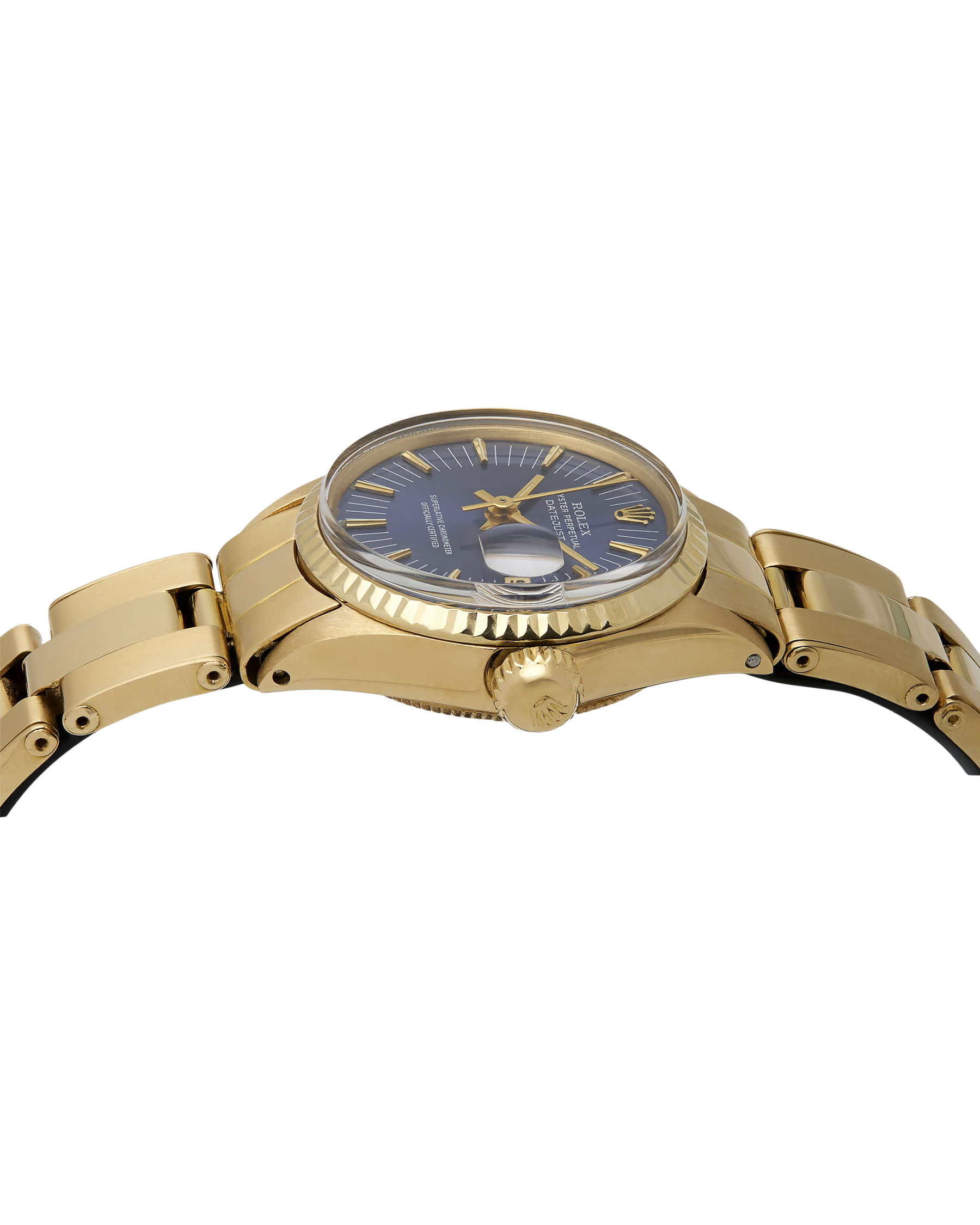 Rolex oyster perpetual lady datejust 18kt 25 mm ref 6516-4