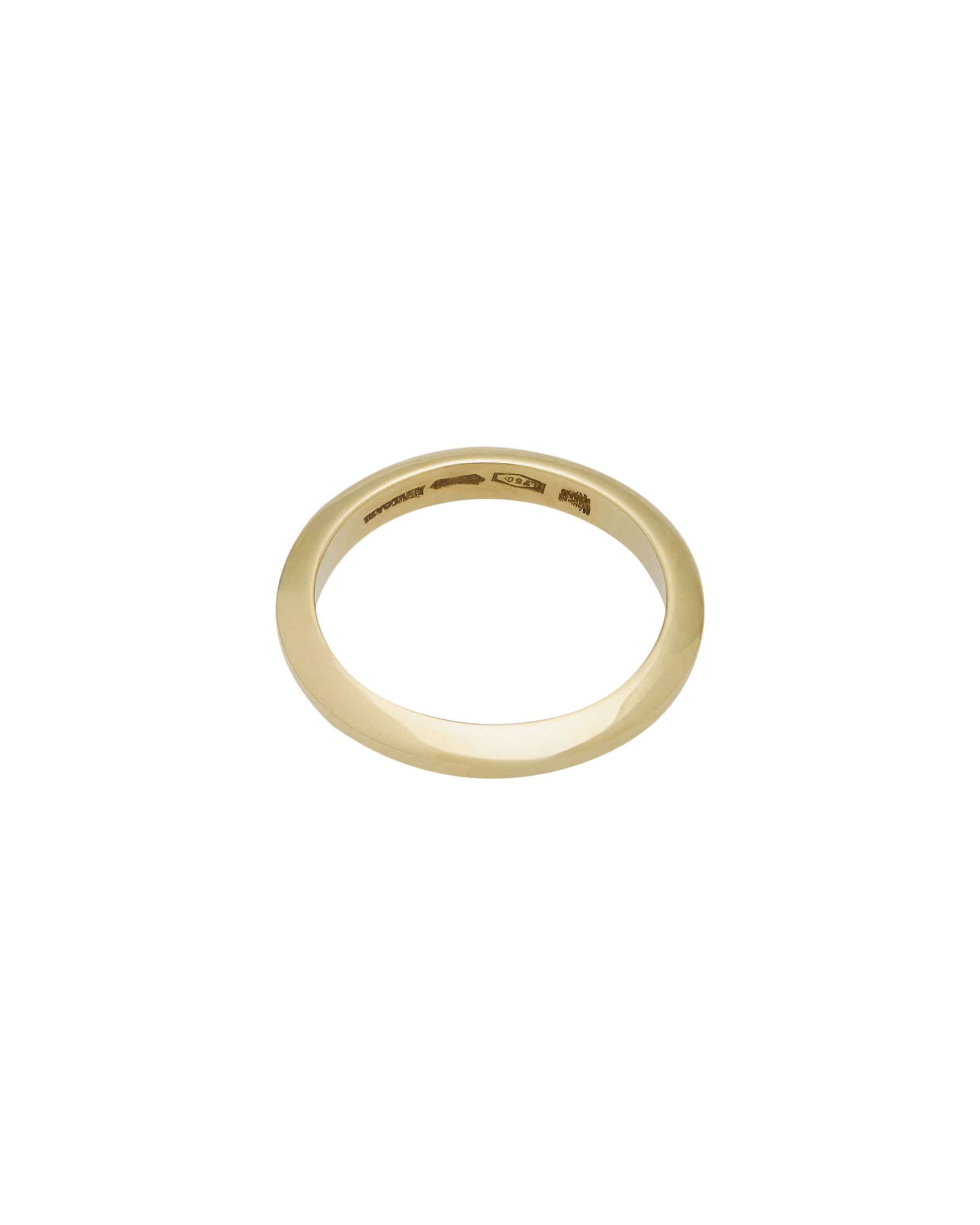Anello fede bulgari squadrata in oro giallo 18kt-1