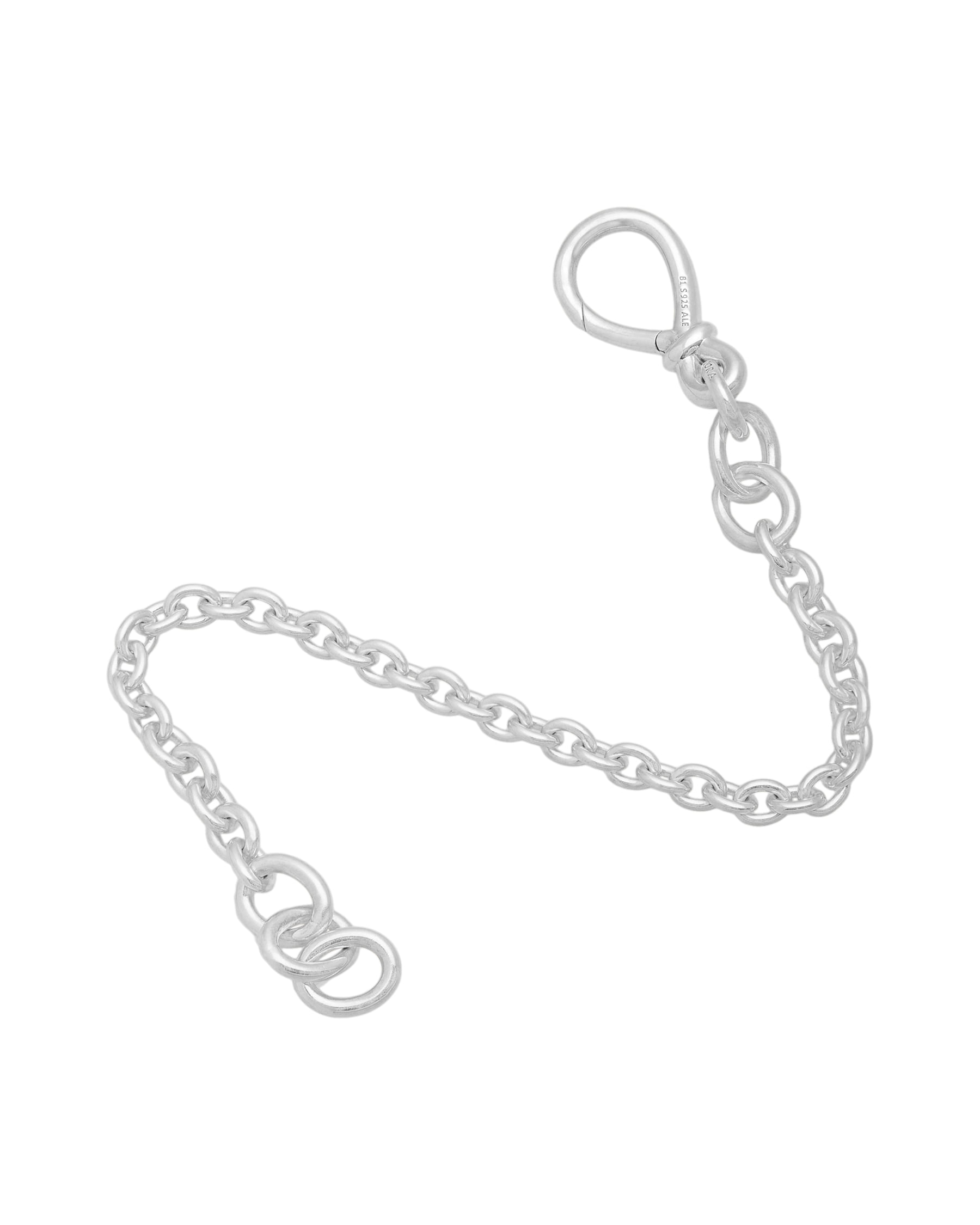 Bracciale pandora a catena con chiusura nodo infinito in argento-2