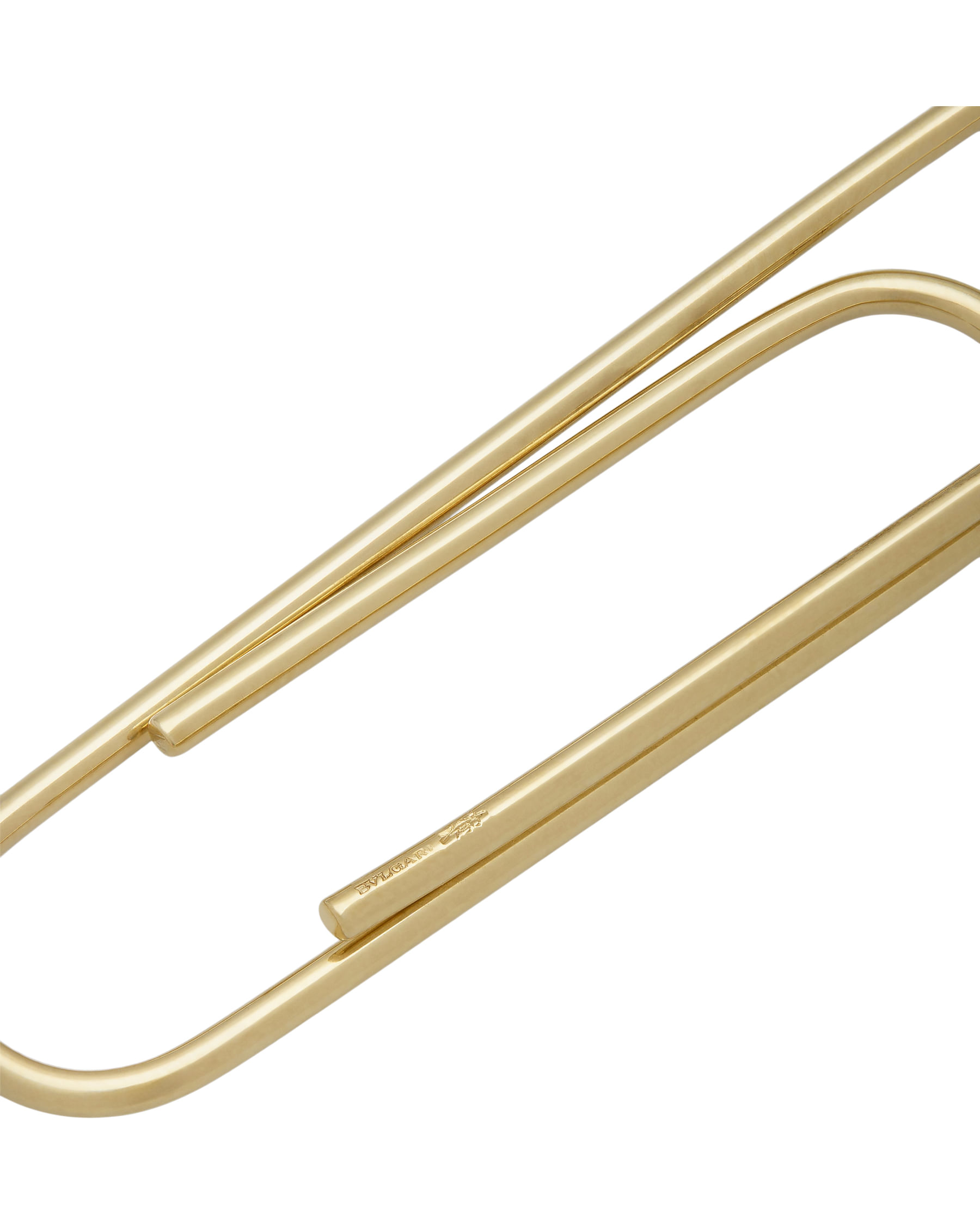 Fermasoldi bulgari money clip in oro giallo 18 kt-2