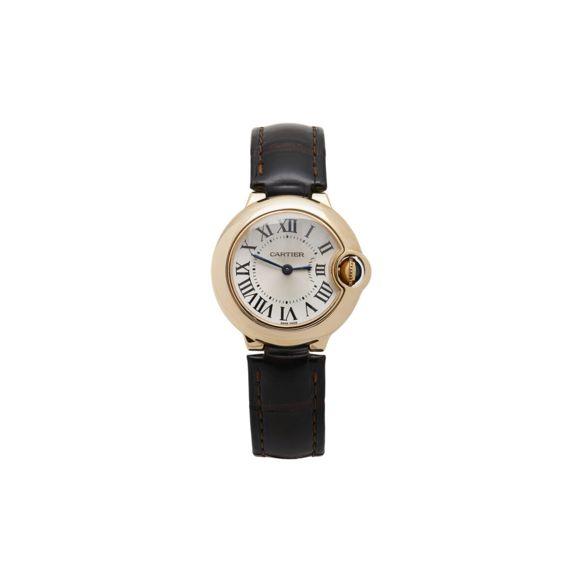 Cartier ballon bleu 28mm 18k rose gold ref 3007-1