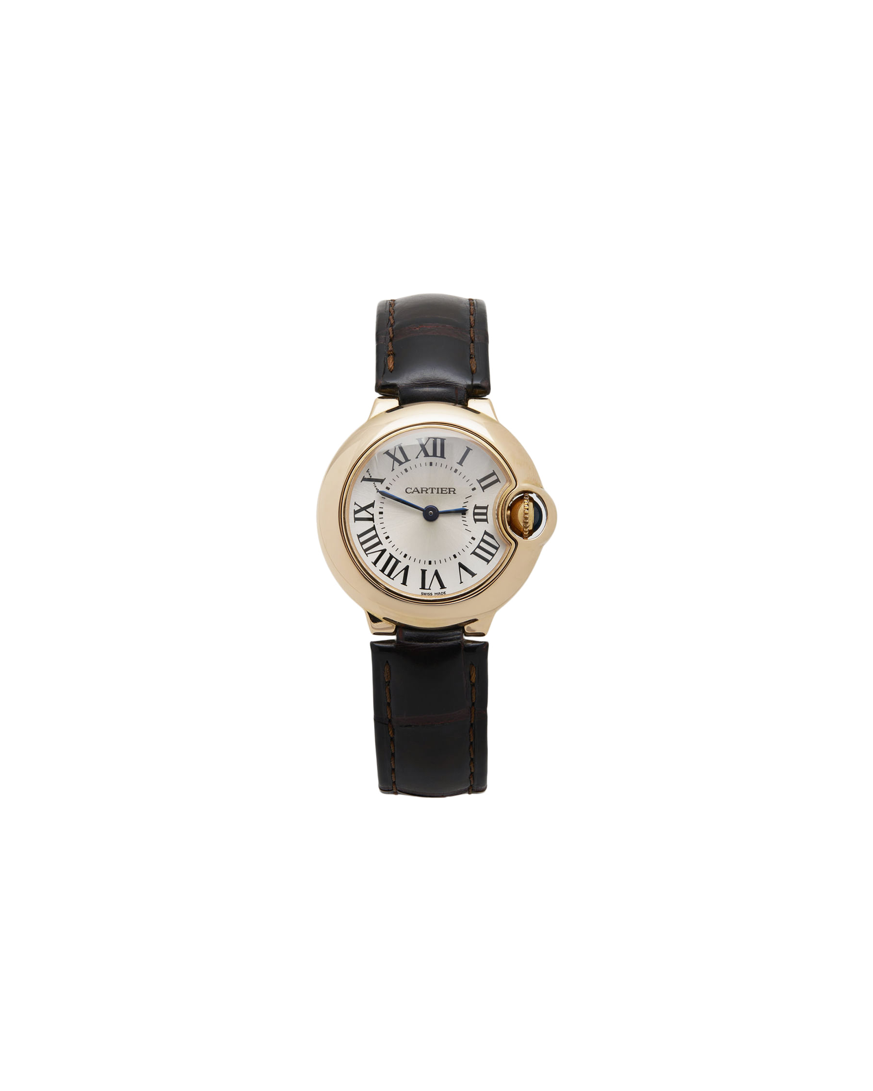 Cartier ballon bleu 28mm 18k rose gold ref 3007-1