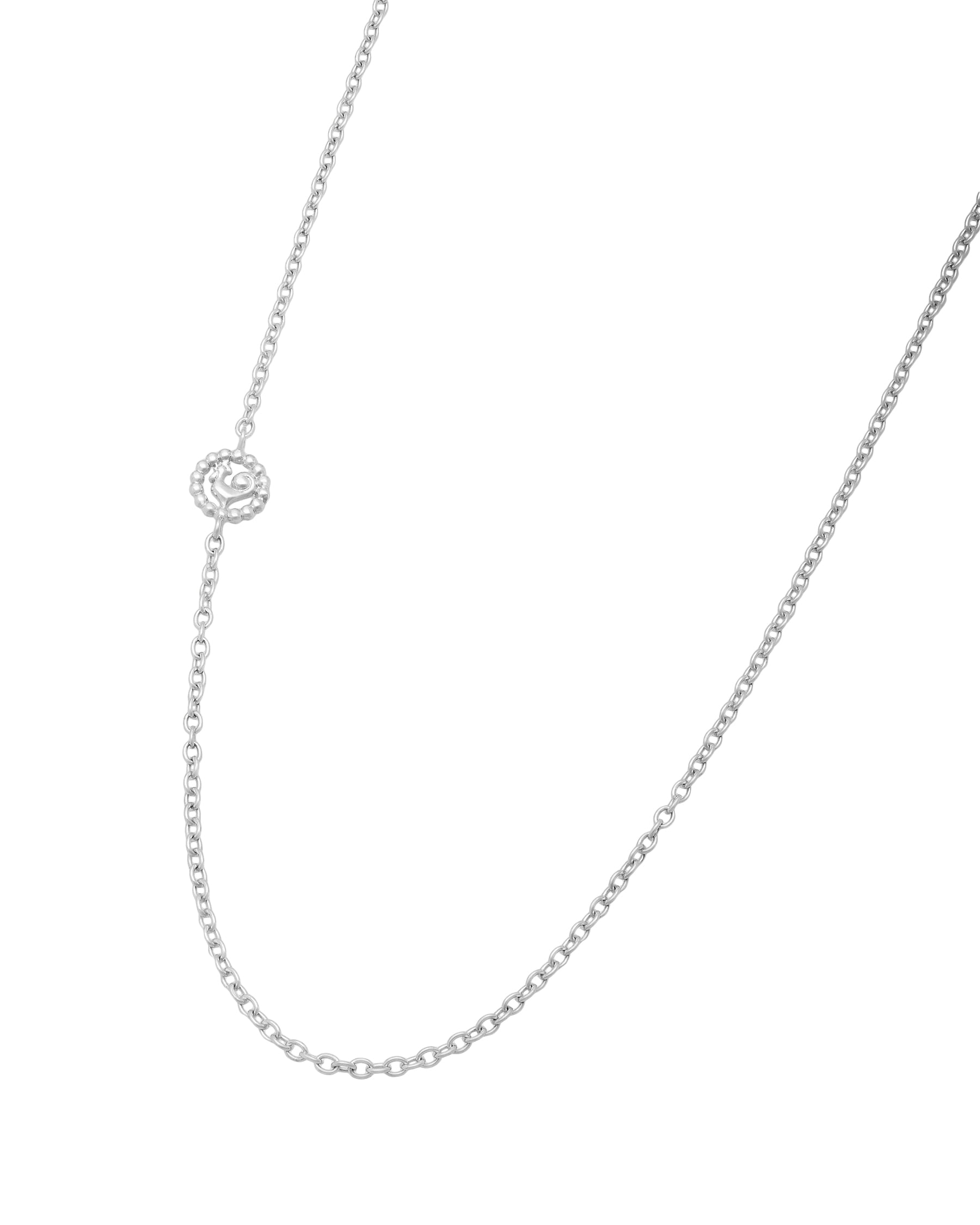 Collana chantecler in oro bianco 9 kt-1