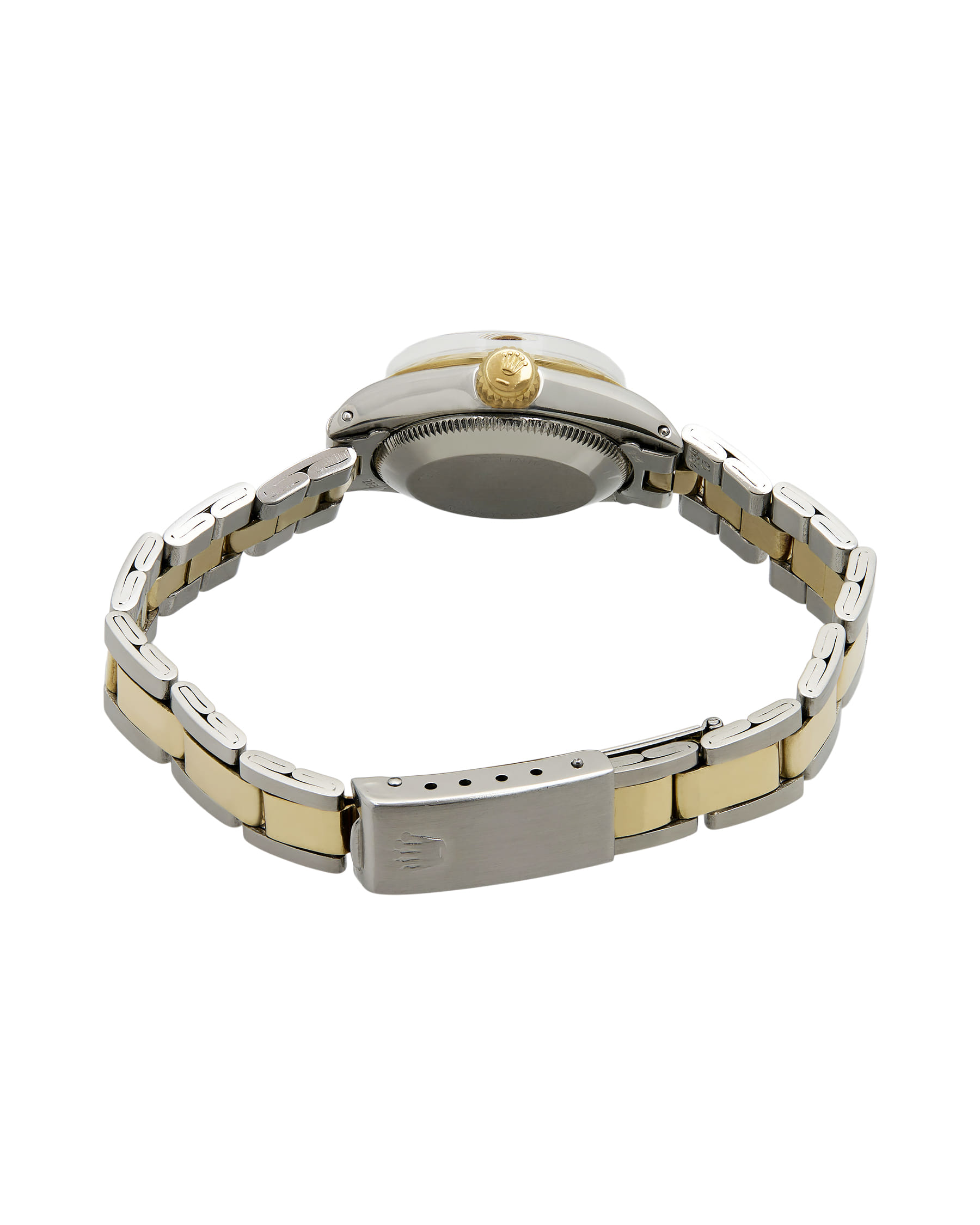 Rolex oyster perpetual lady date 26 mm acciaio e oro ref 6516-4