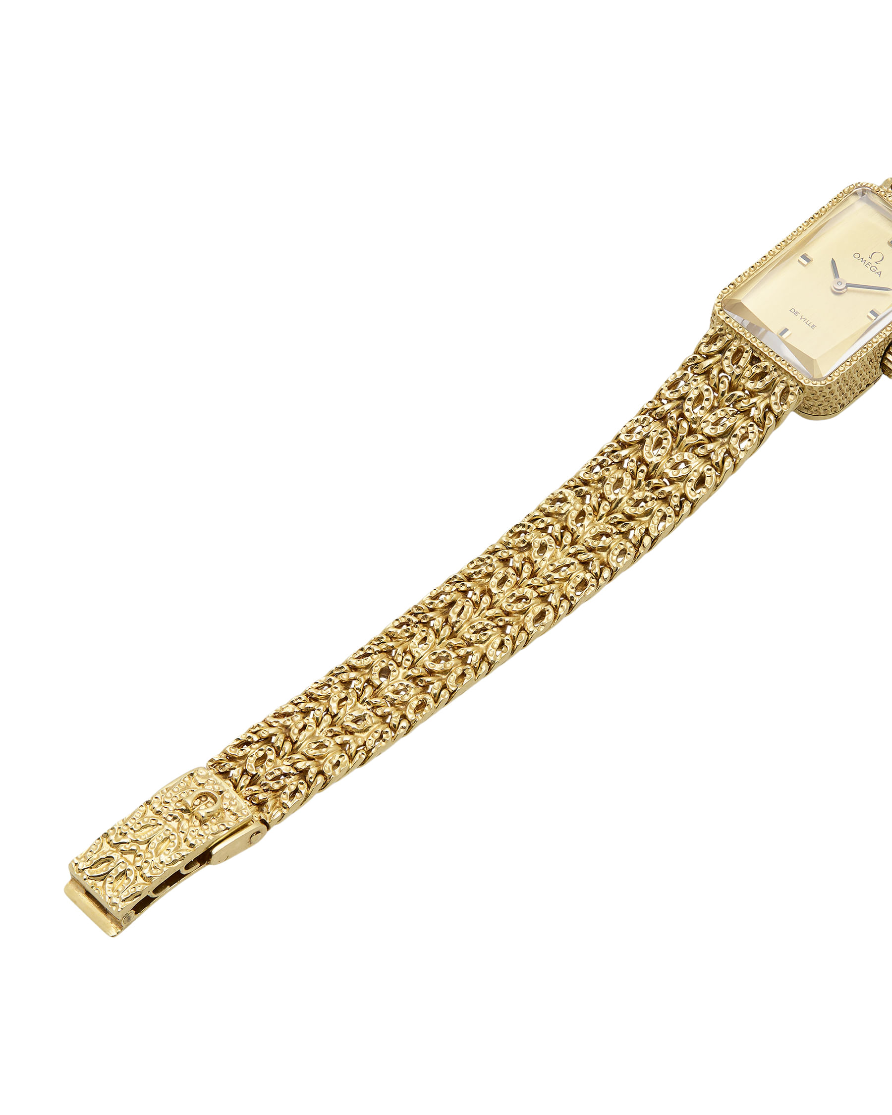 Omega de ville emerald manual yellow gold 18kt-5