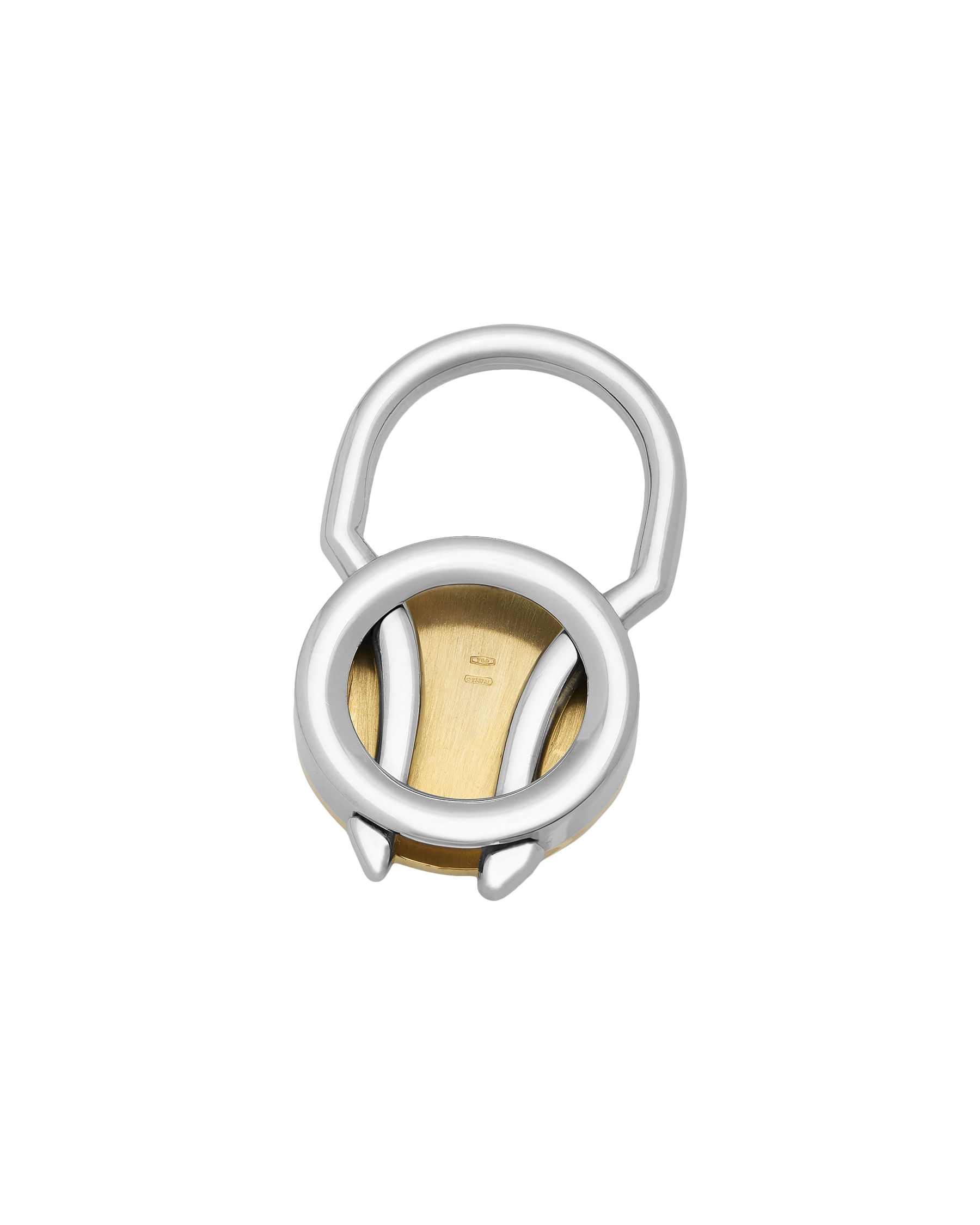 Portachiavi bulgari bulgari in acciaio e oro giallo con lapis-2