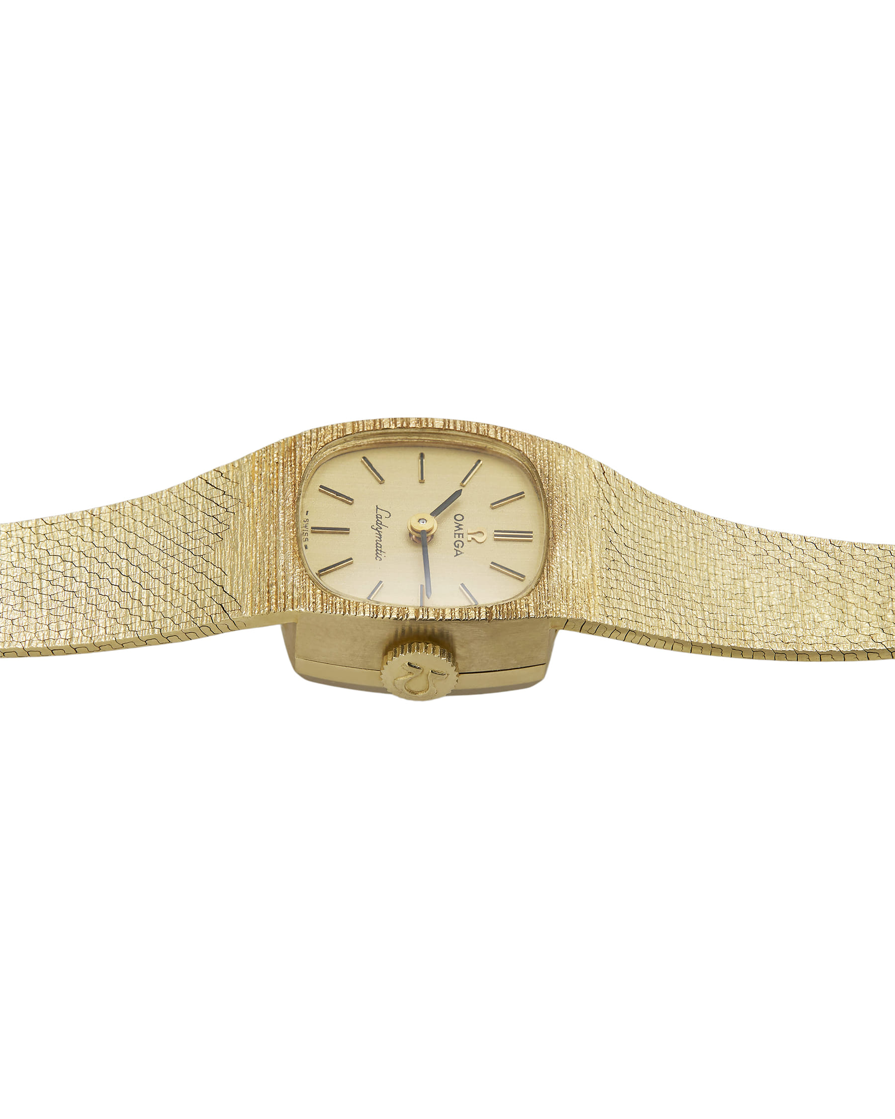Omega classic ladymatic 14kt yellow gold manual-4