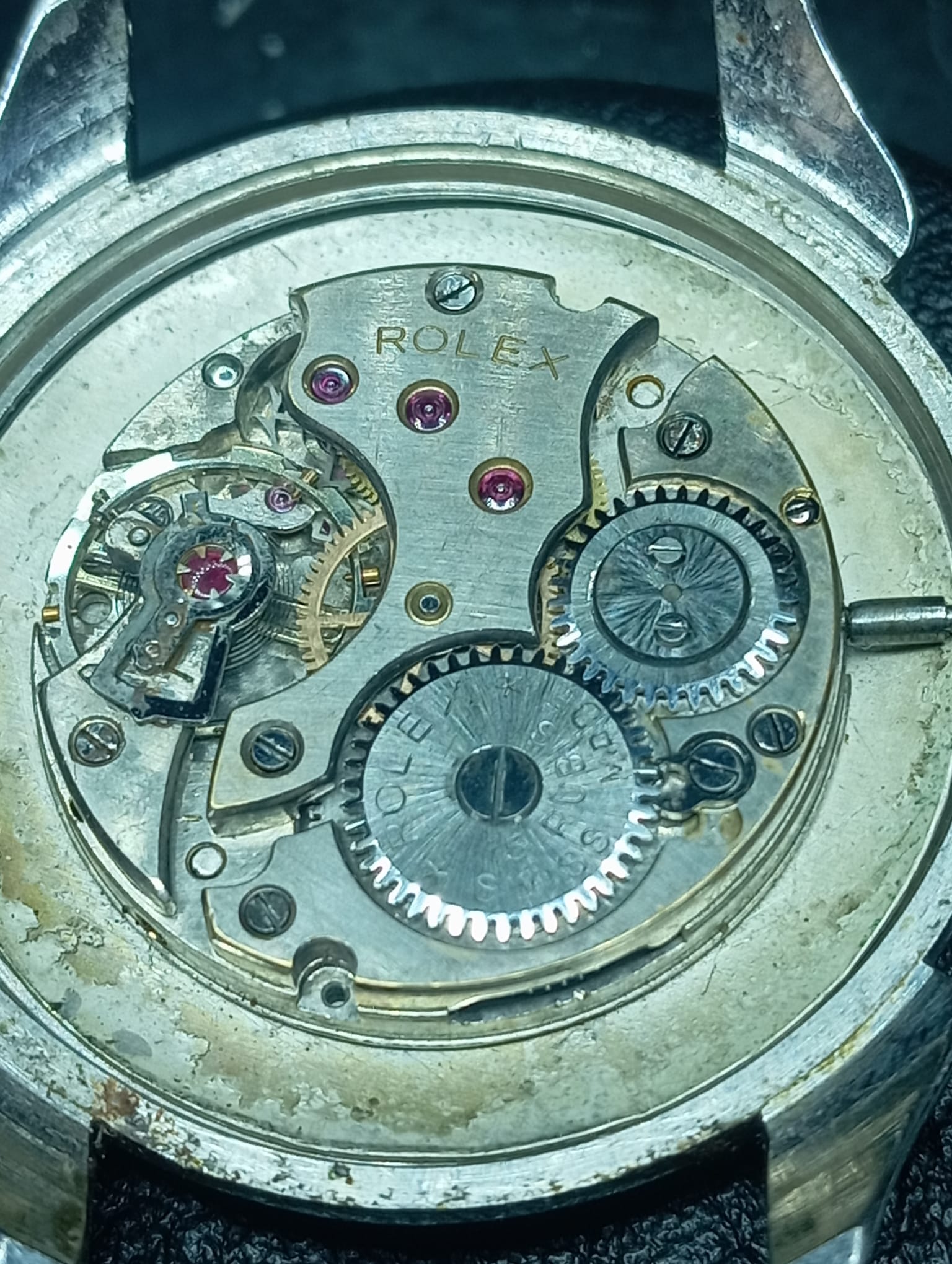 Rolex precision vintage 34 mm drop / fancy lugs ref 4560-10