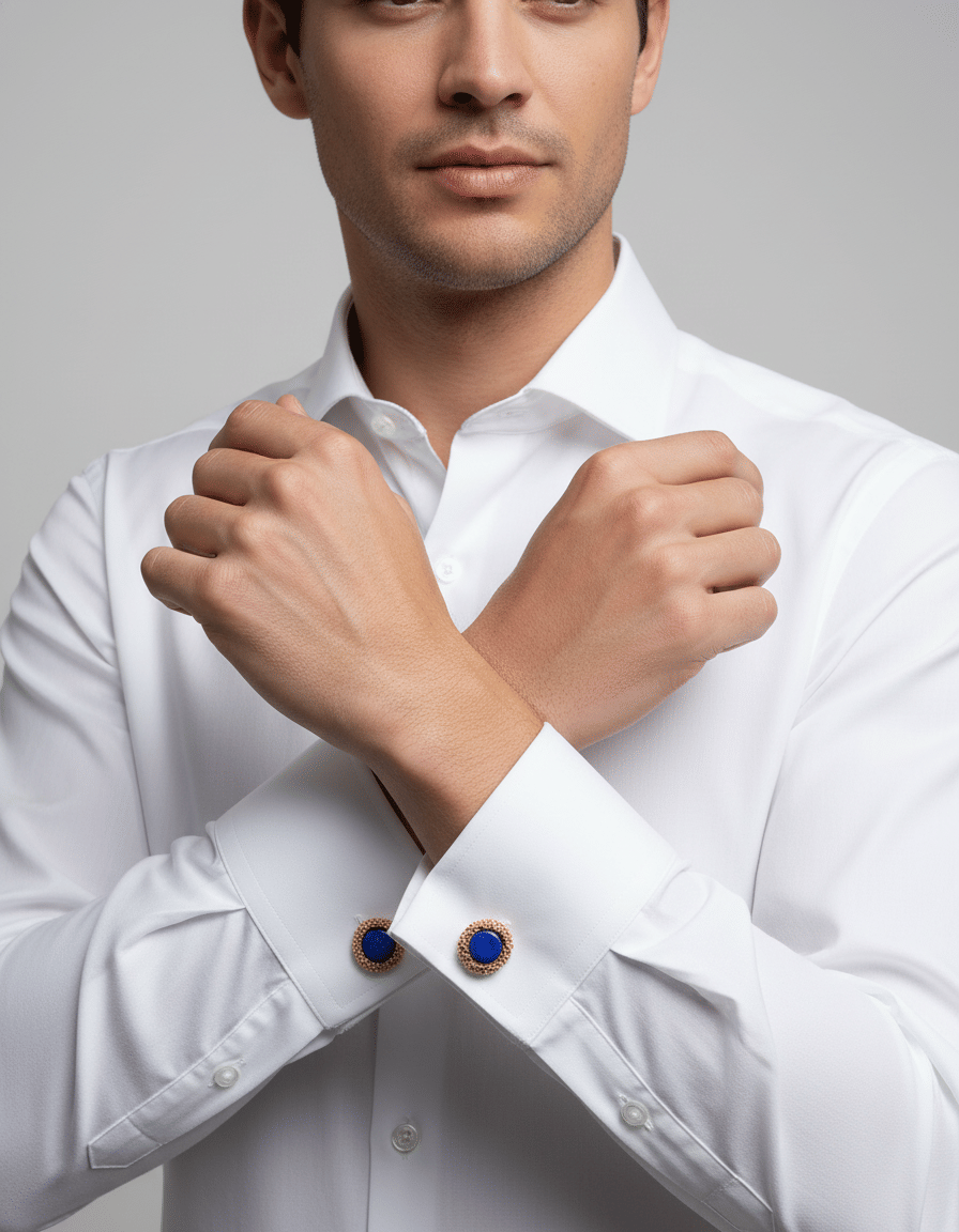 Gemelli chaumet in oro giallo con lapis-3