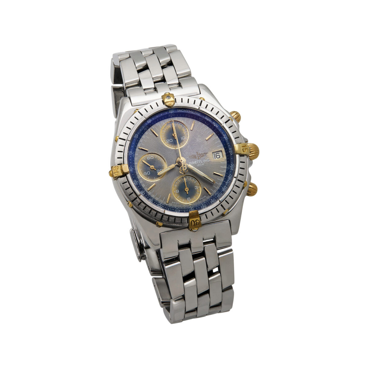 Breitling chronomat grey/blue dial ref b13048-1