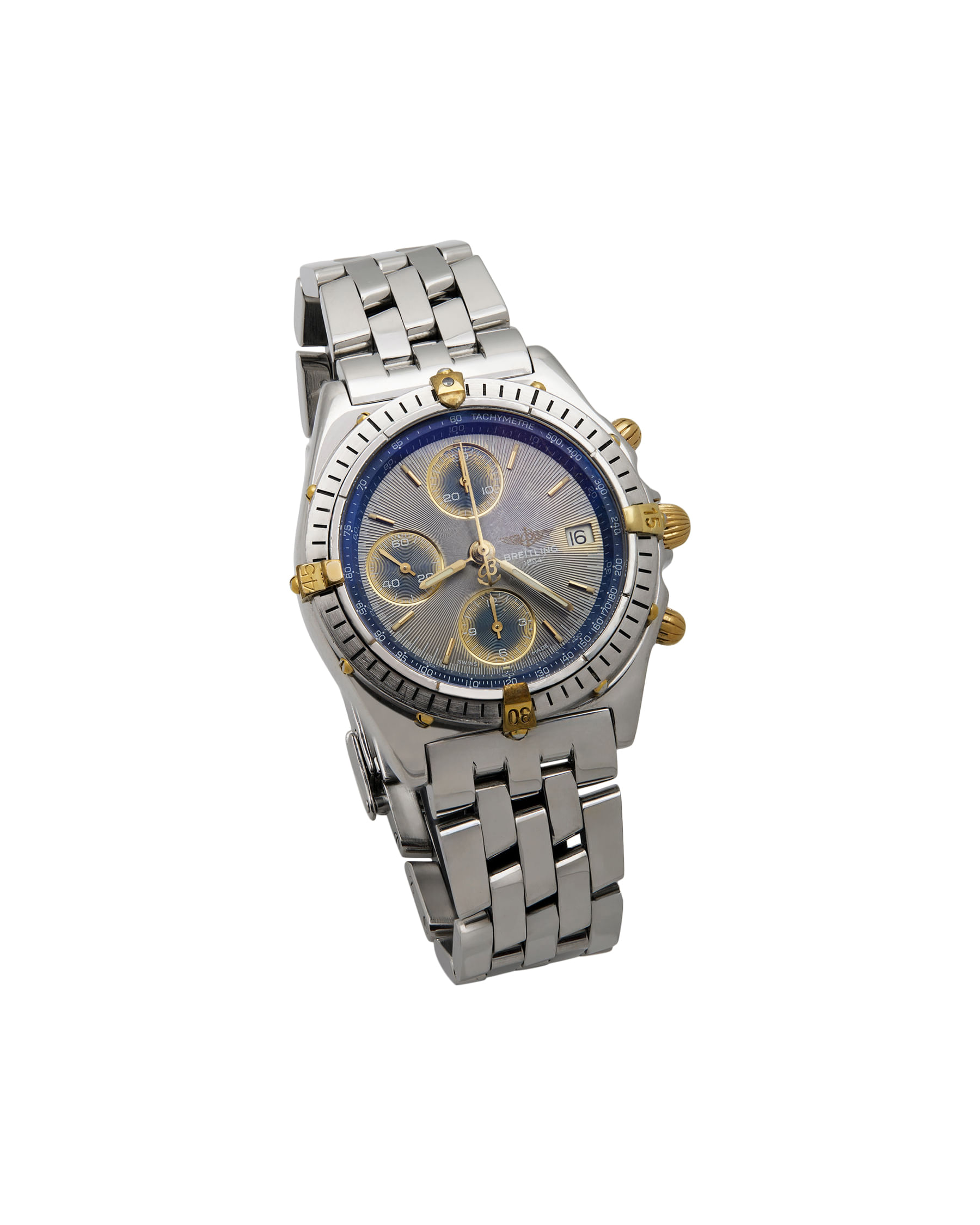 Breitling chronomat grey/blue dial ref b13048-1