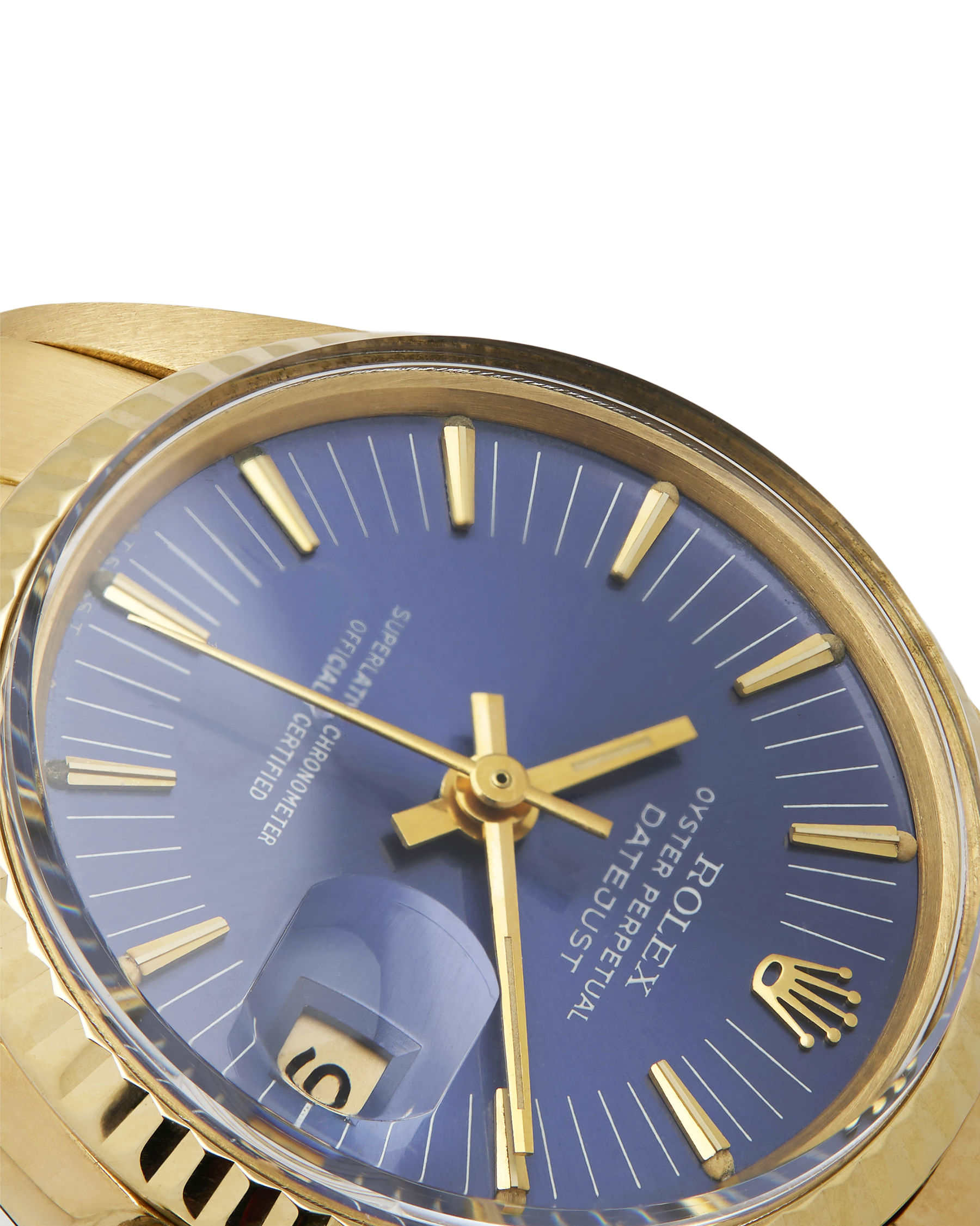 Rolex oyster perpetual lady datejust 18kt 25 mm ref 6516-2