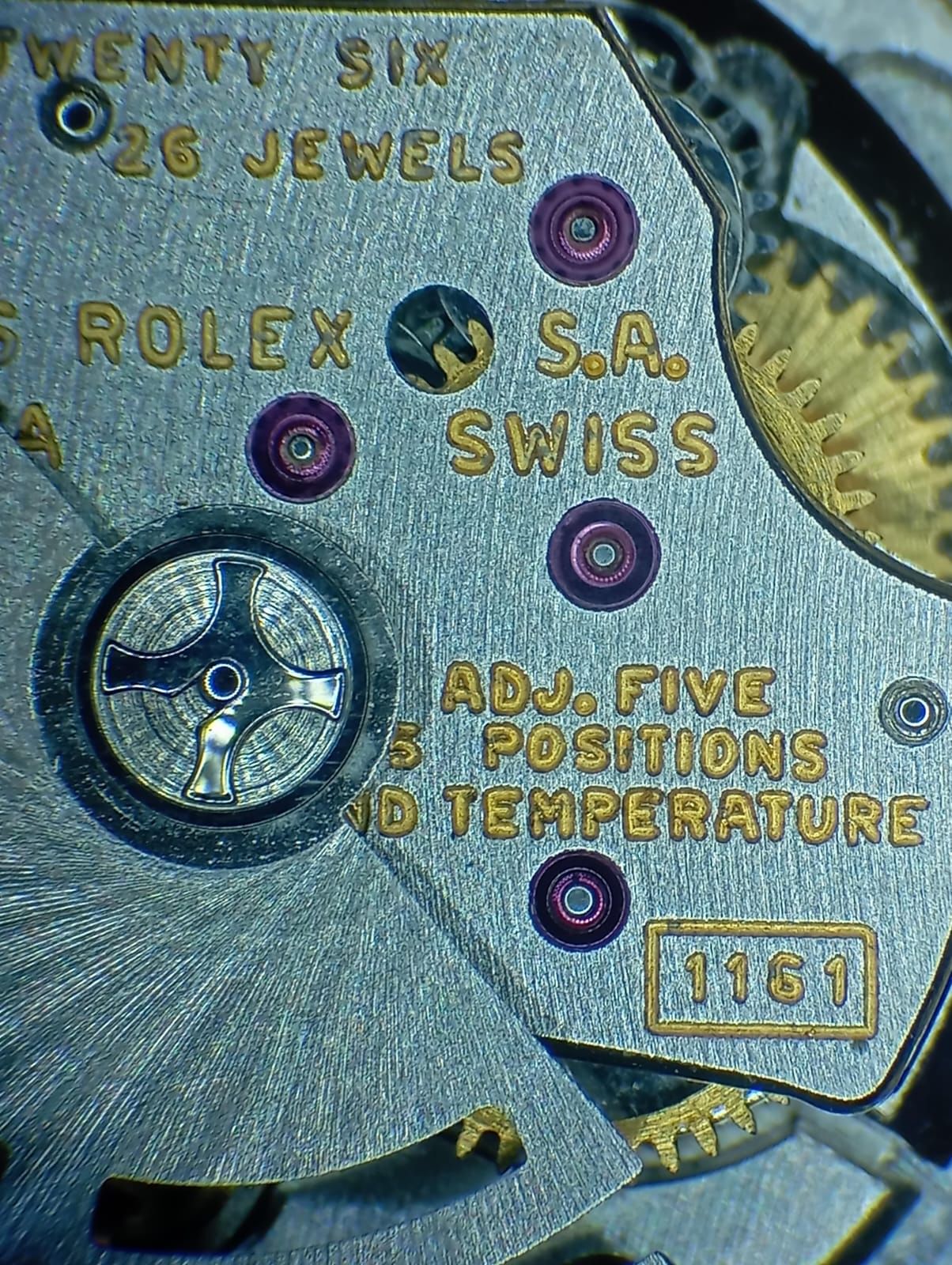 Rolex oyster perpetual lady datejust 18kt 25 mm ref 6516-8