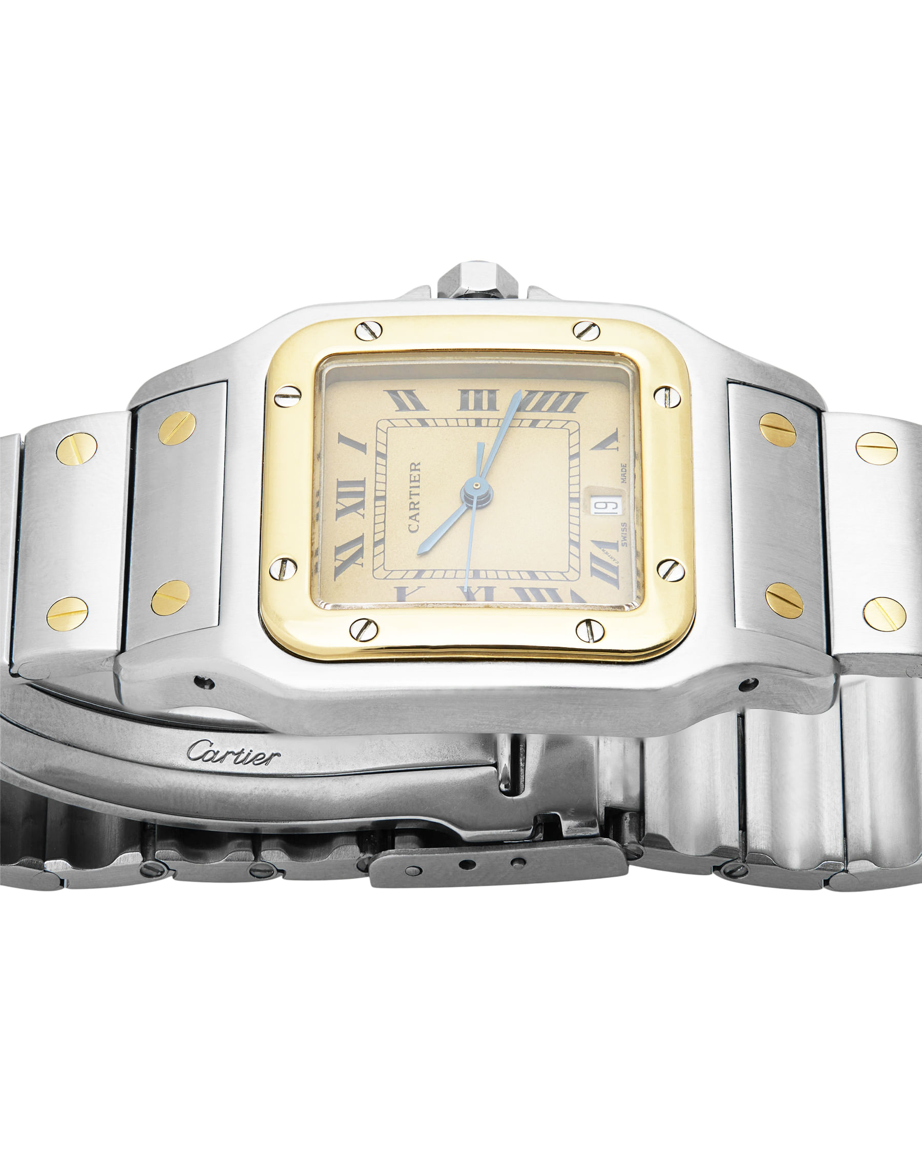 Cartier santos galbee 29 mm ref 187901-7