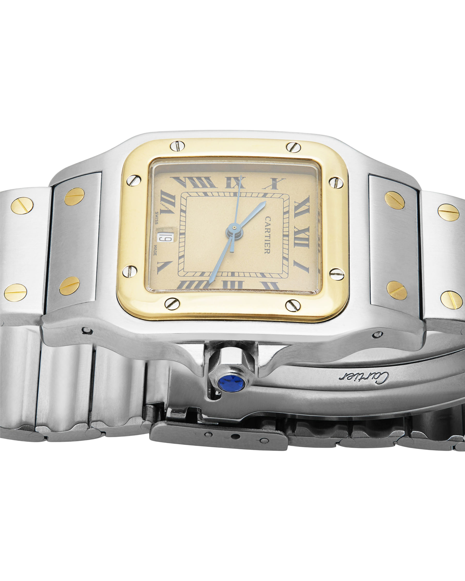 Cartier santos galbee 29 mm ref 187901-8
