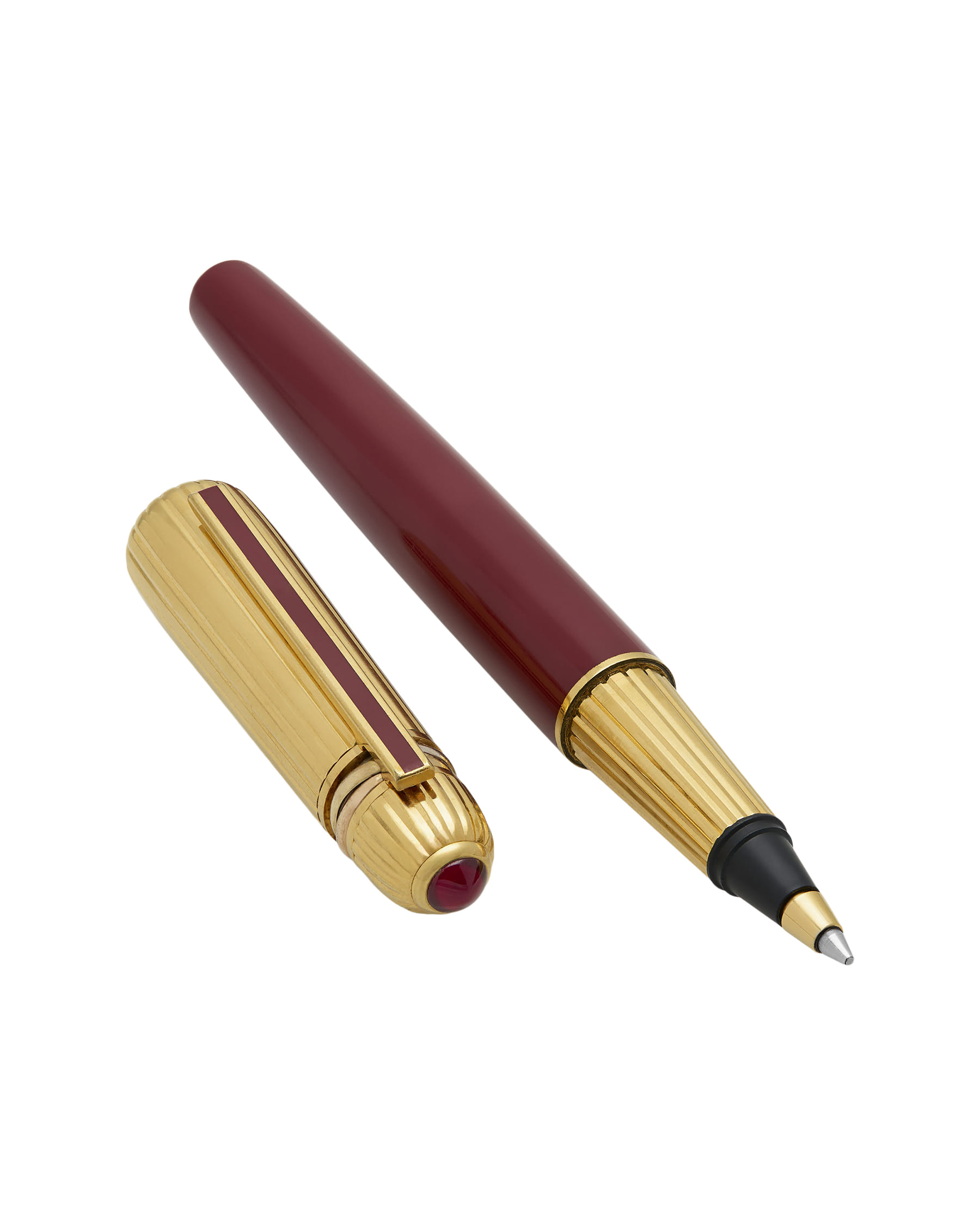 Penna sfera pasha de cartier trinity godron edizione limitata 1986-2