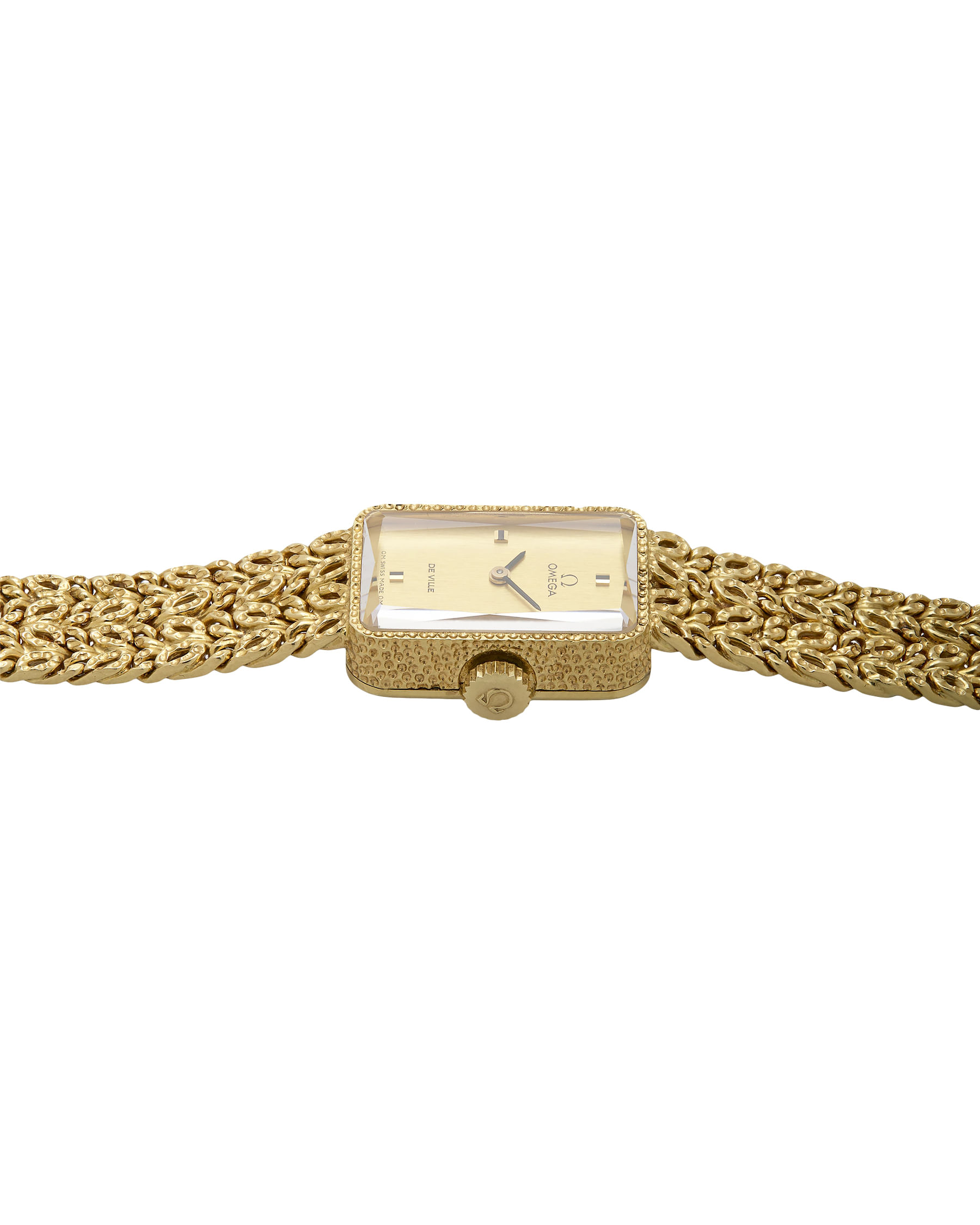 Omega de ville emerald manual yellow gold 18kt-3