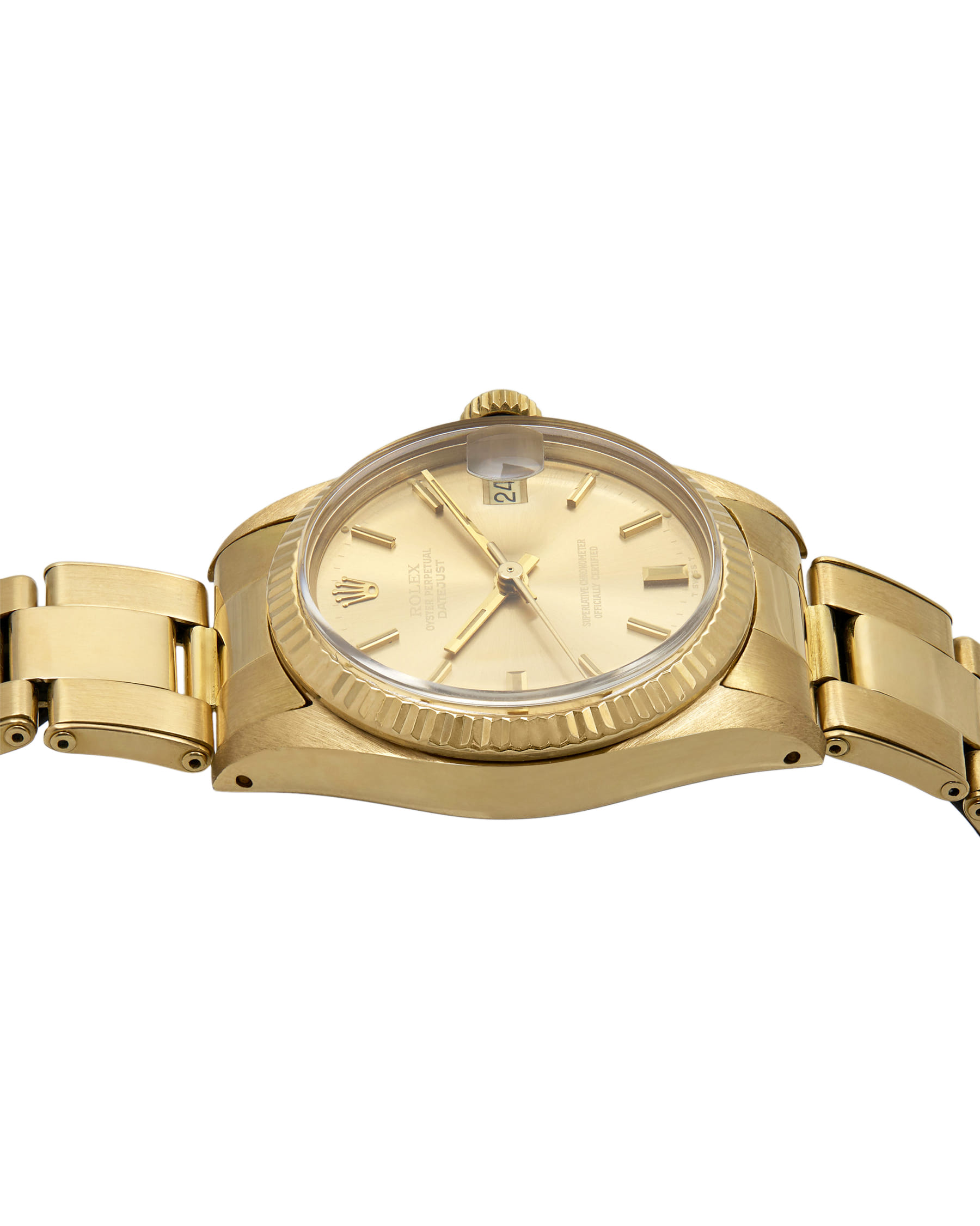 Rolex datejust 31mm oro 18kt ref 6827-3