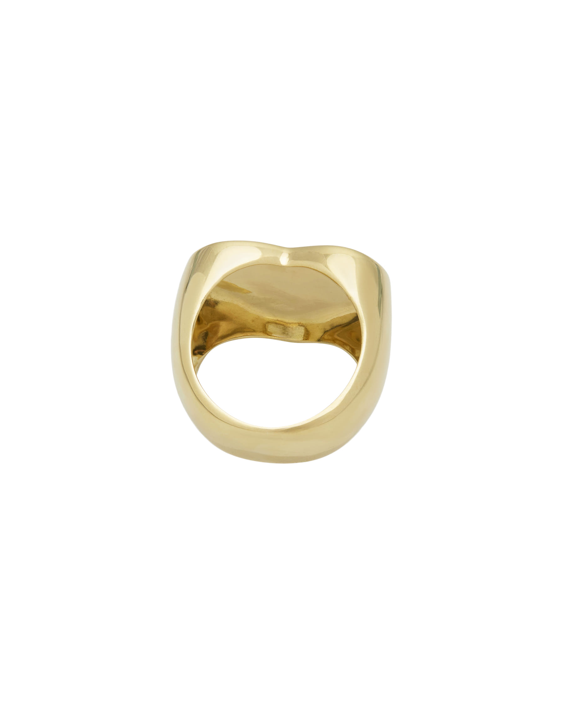 Anello cuore in oro giallo 18 kt-3