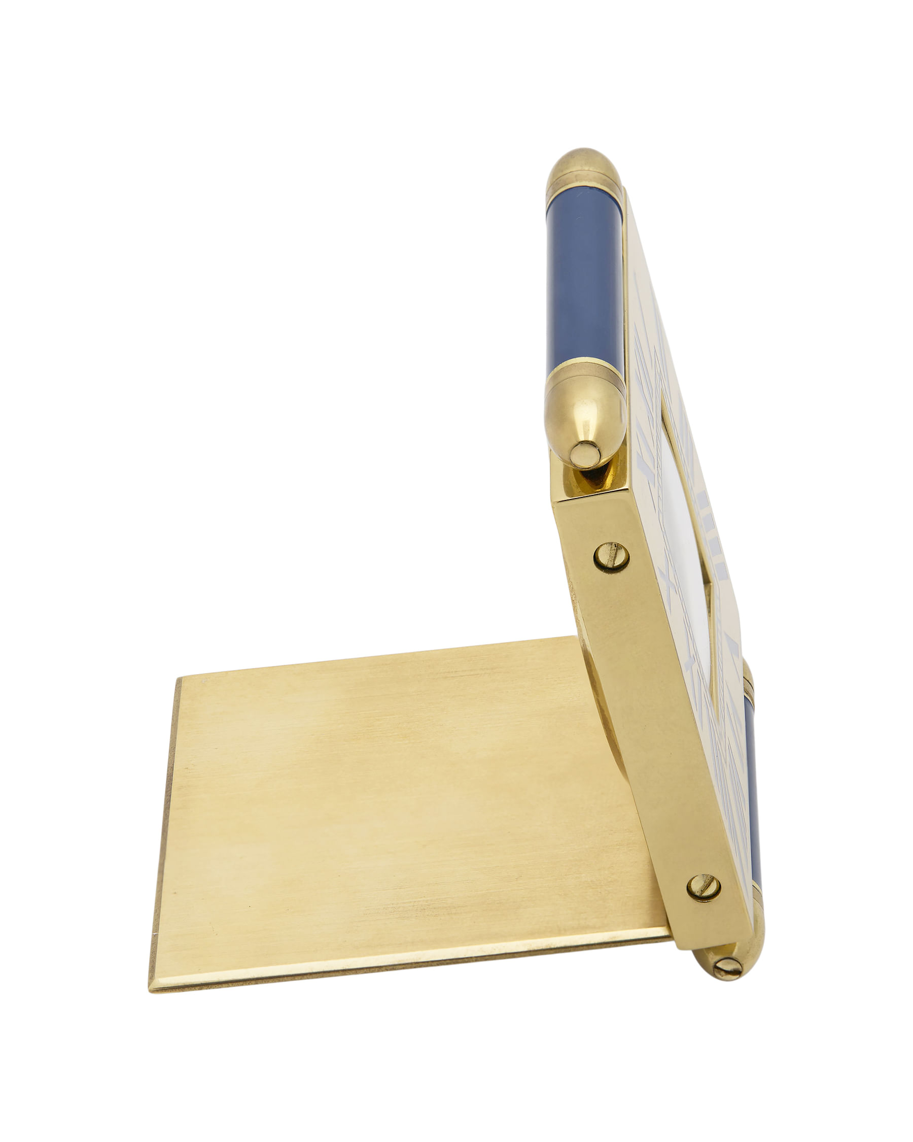 Cartier tank française pendulette de voyage alarm clock made in france-2