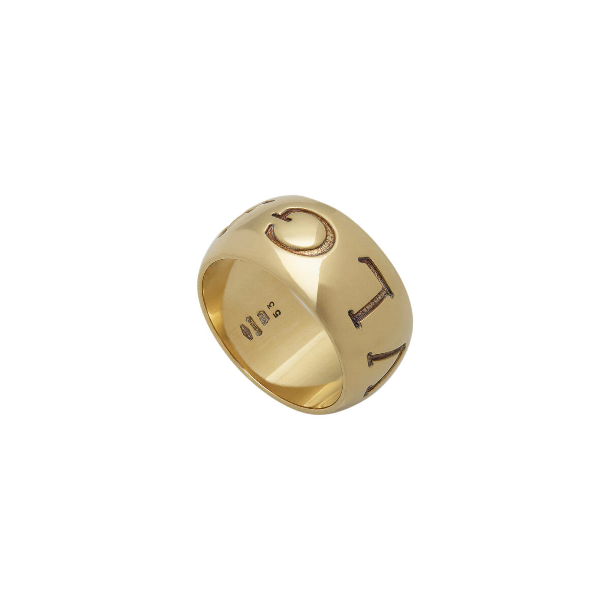 Anello bulgari monologo in oro giallo-1