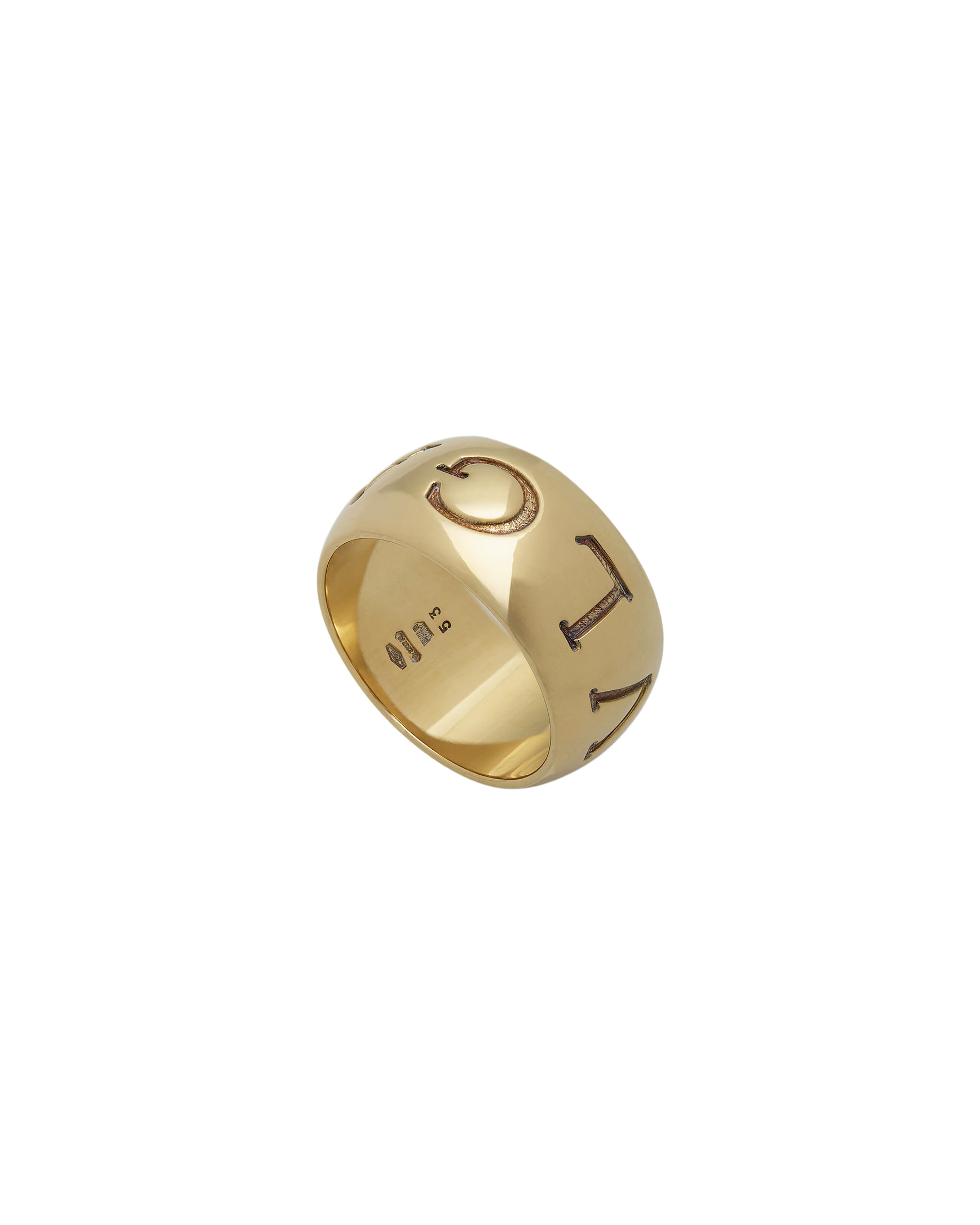 Anello bulgari monologo in oro giallo-1