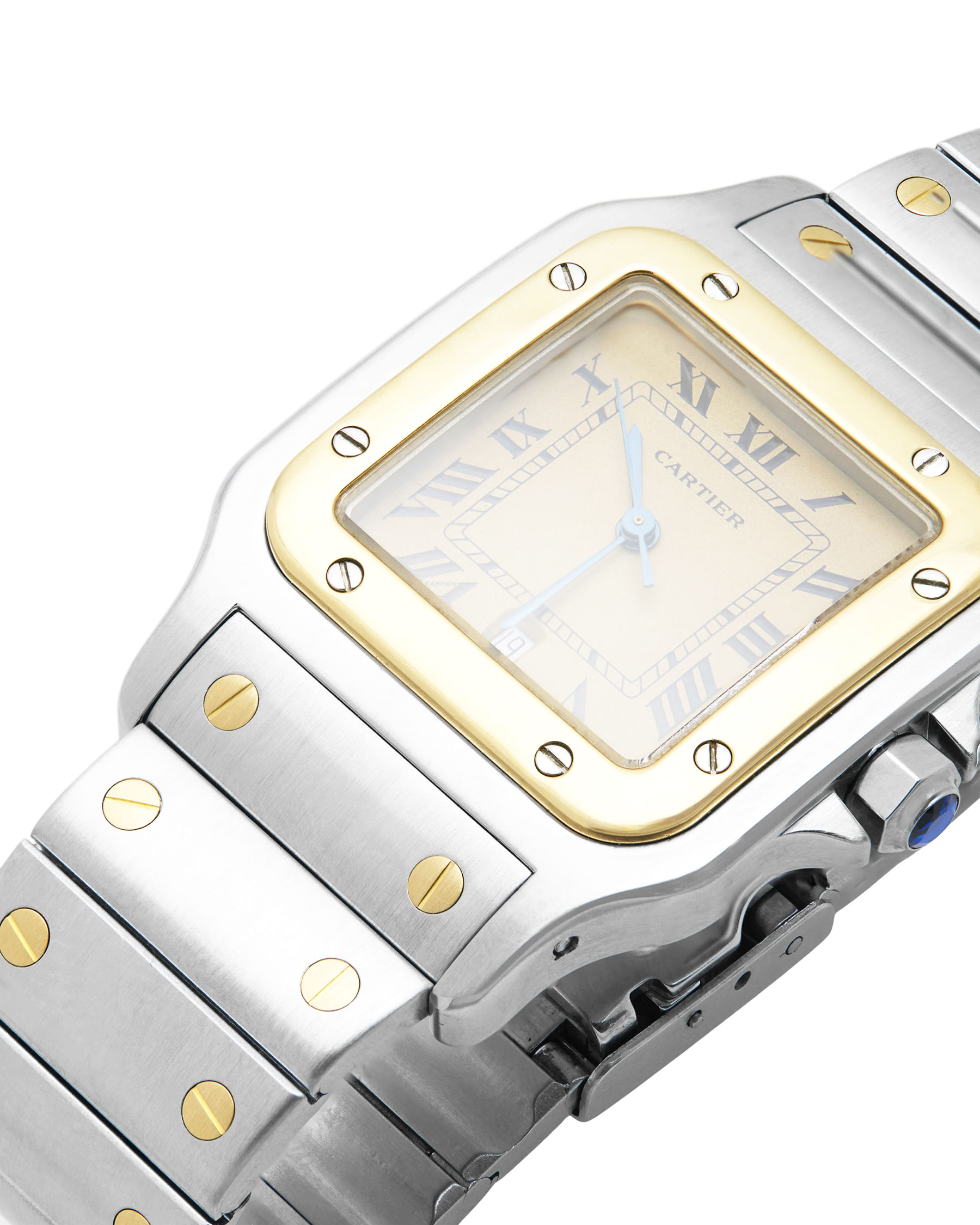 Cartier santos galbee 29 mm ref 187901-10