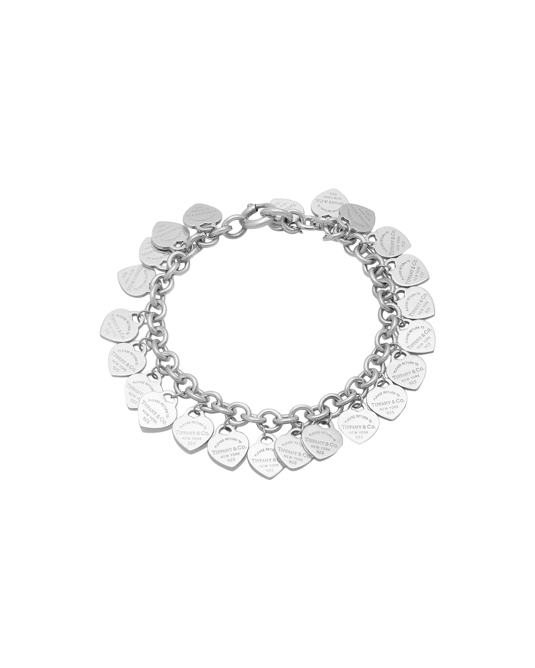 Bracciale return to tiffany multi-heart tag in argento-4