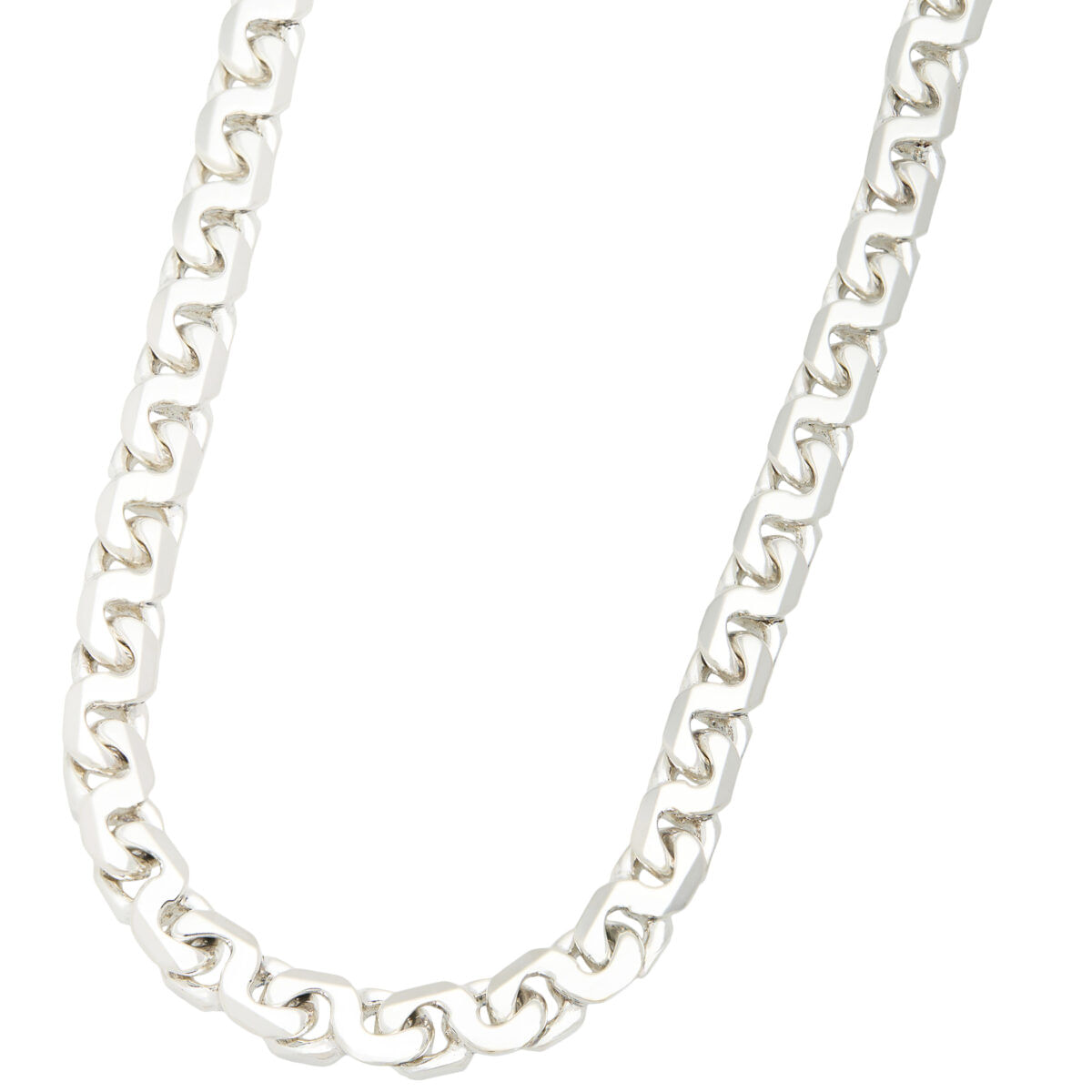 Girocollo maglia otto in argento 925%-1