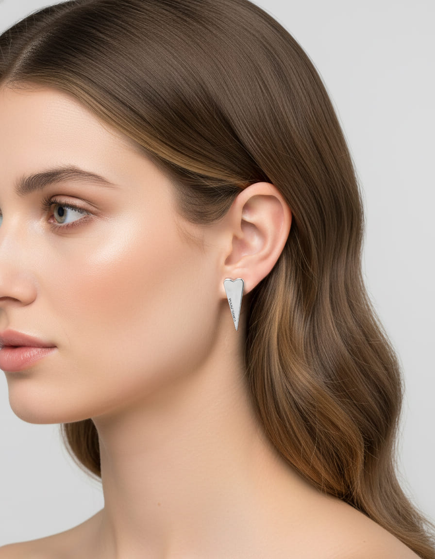 Orecchini pianegonda dorifora in argento con cuore-3